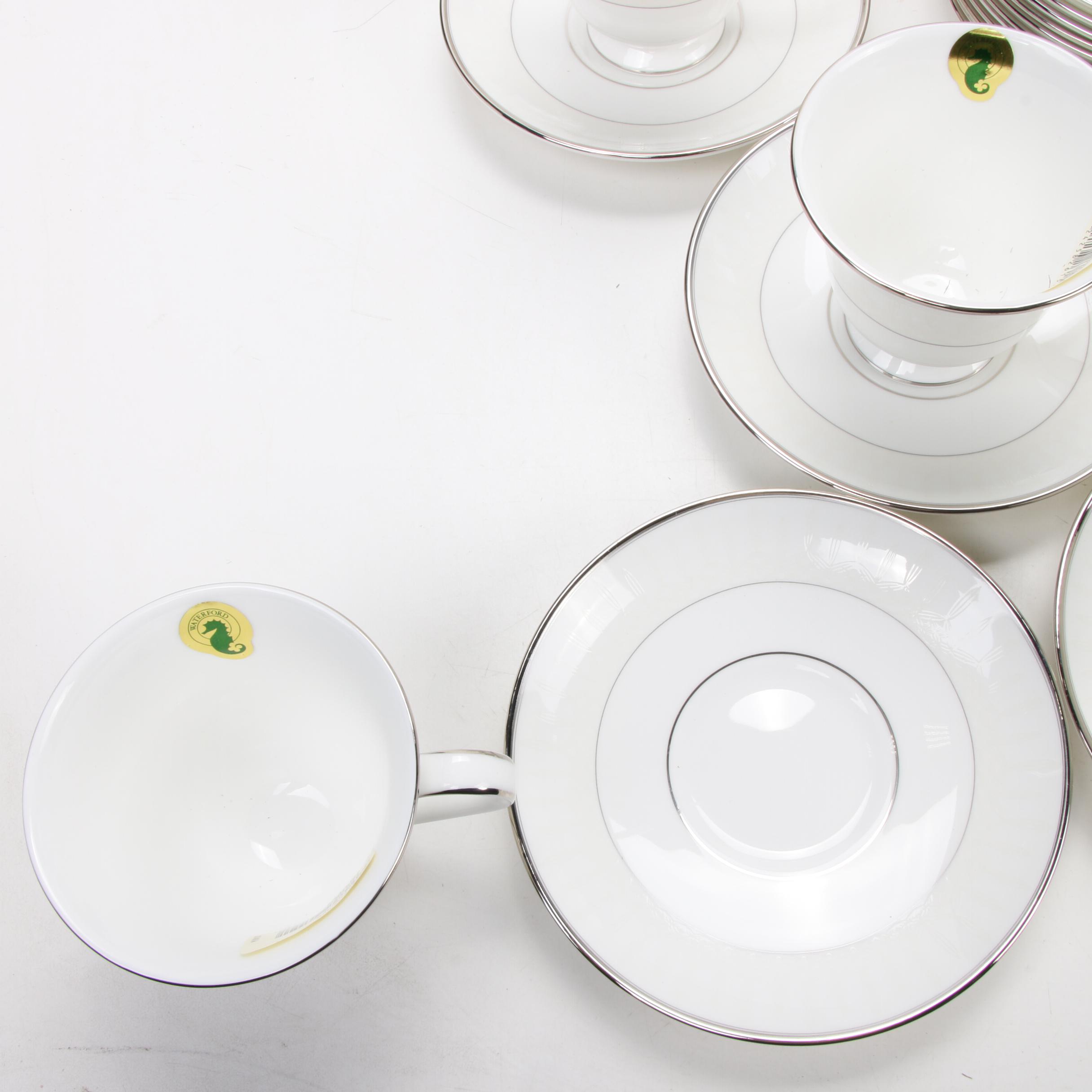Waterford "Lismore Platinum" Porcelain Dinner and Serveware, 1998–2008