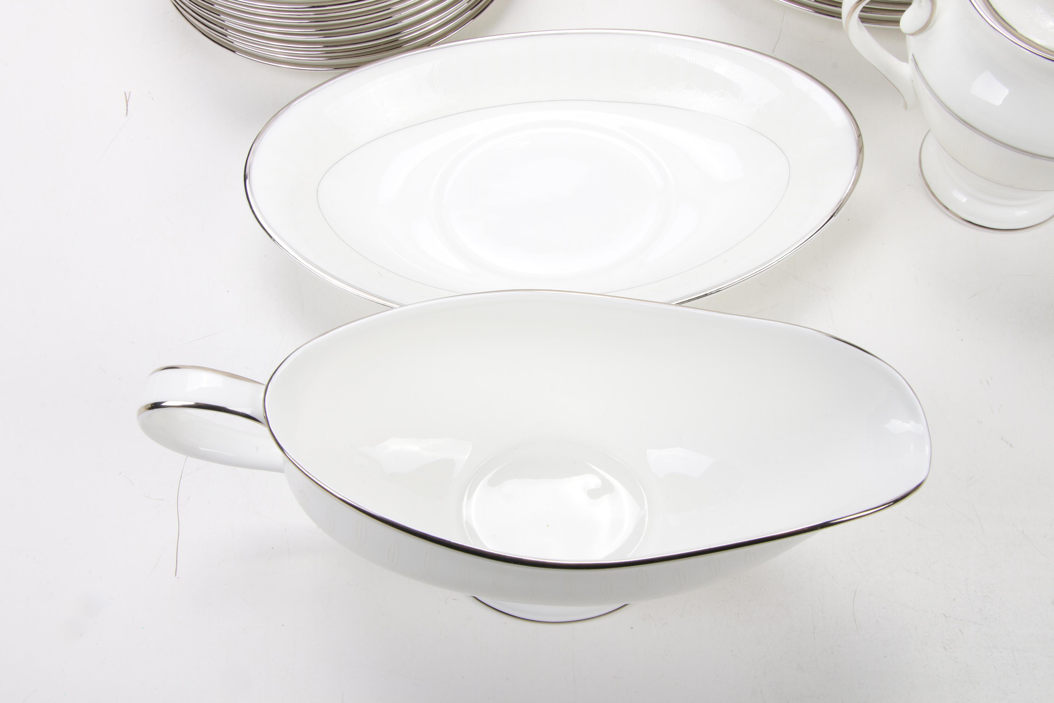 Waterford "Lismore Platinum" Porcelain Dinner and Serveware, 1998–2008