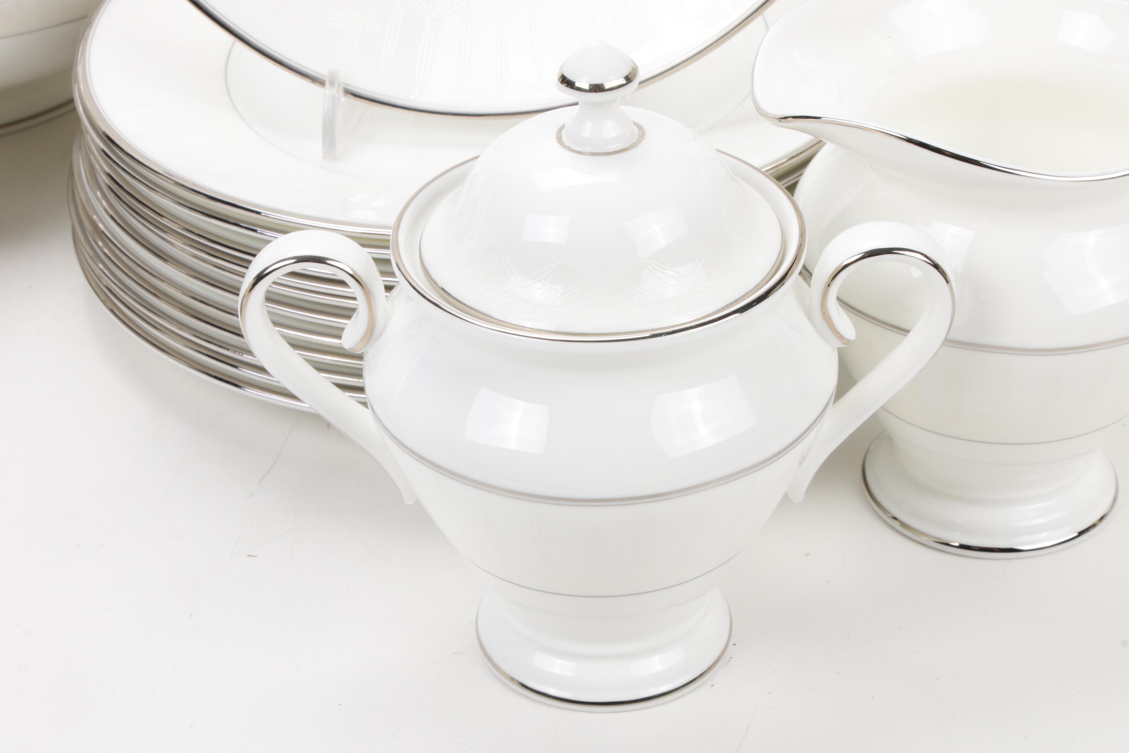Waterford "Lismore Platinum" Porcelain Dinner and Serveware, 1998–2008