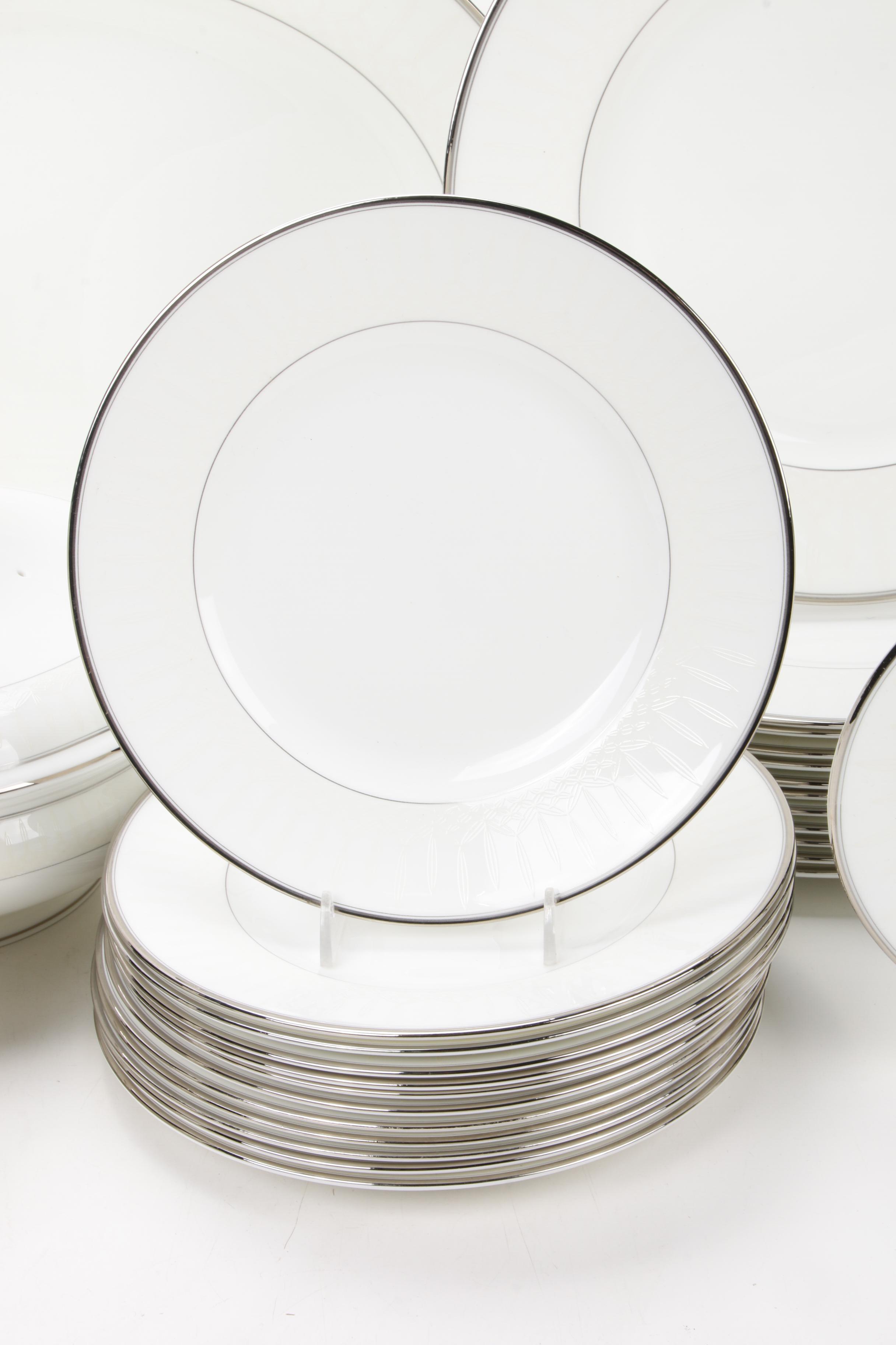 Waterford "Lismore Platinum" Porcelain Dinner and Serveware, 1998–2008