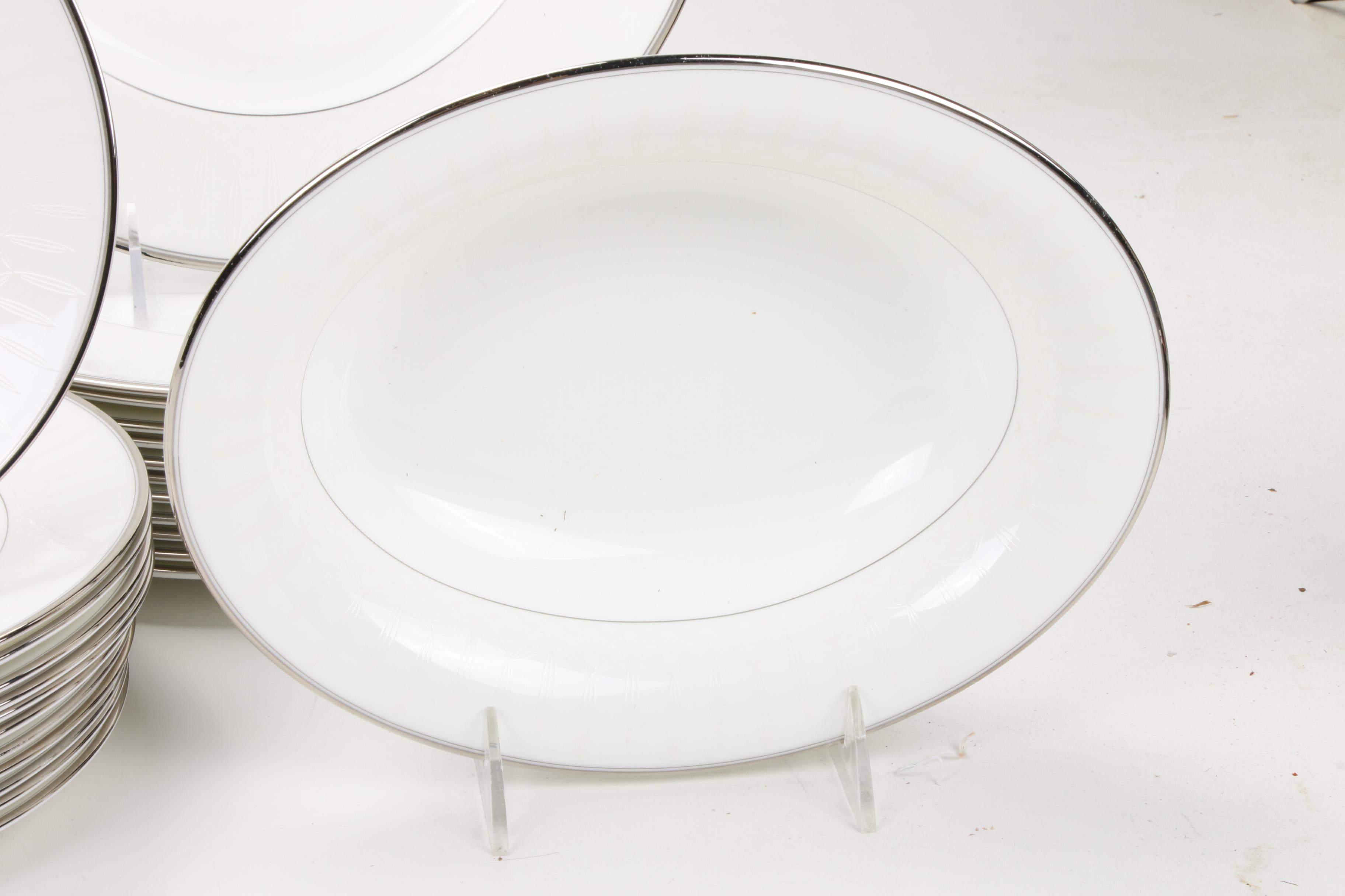 Waterford "Lismore Platinum" Porcelain Dinner and Serveware, 1998–2008