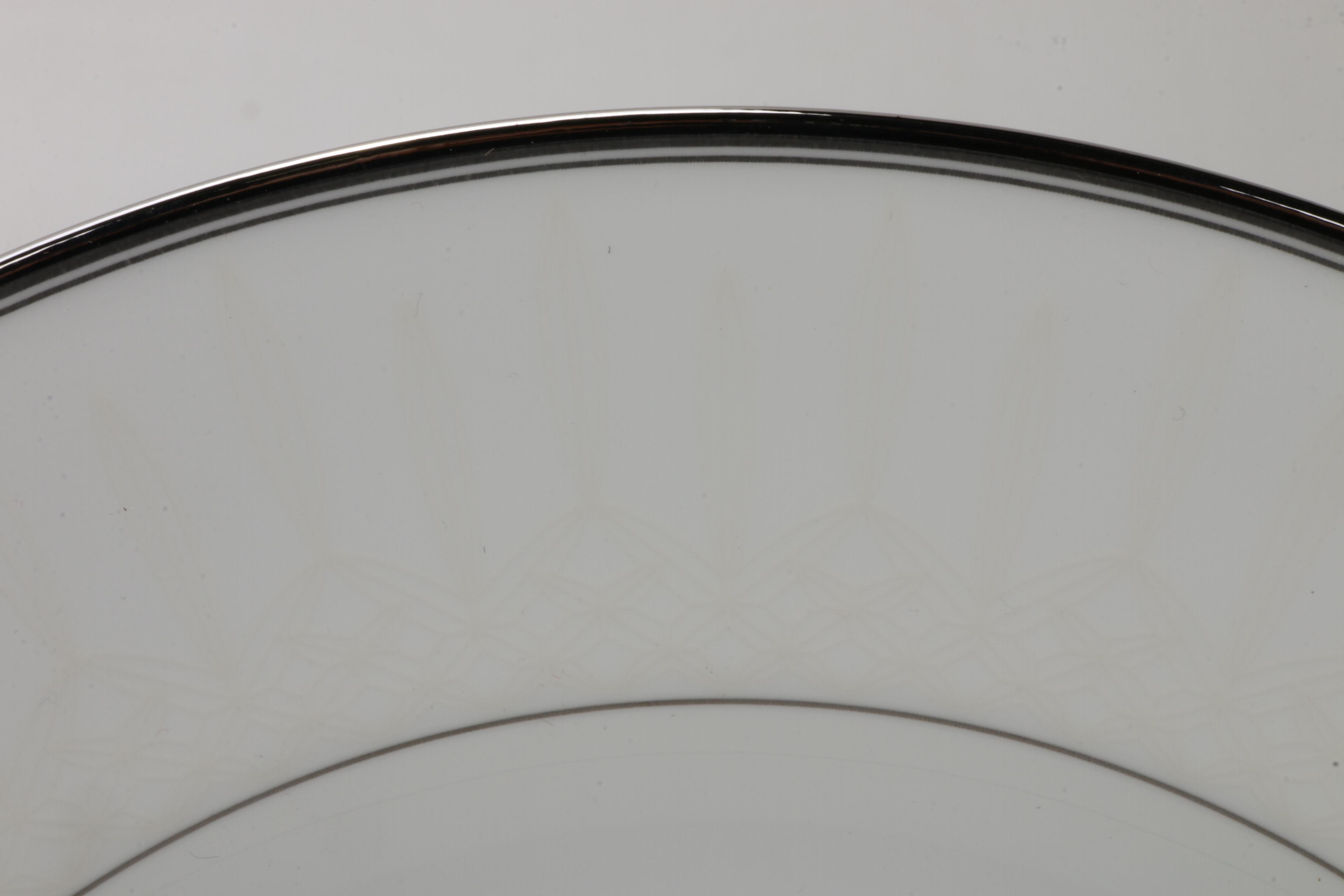 Waterford "Lismore Platinum" Porcelain Dinner and Serveware, 1998–2008