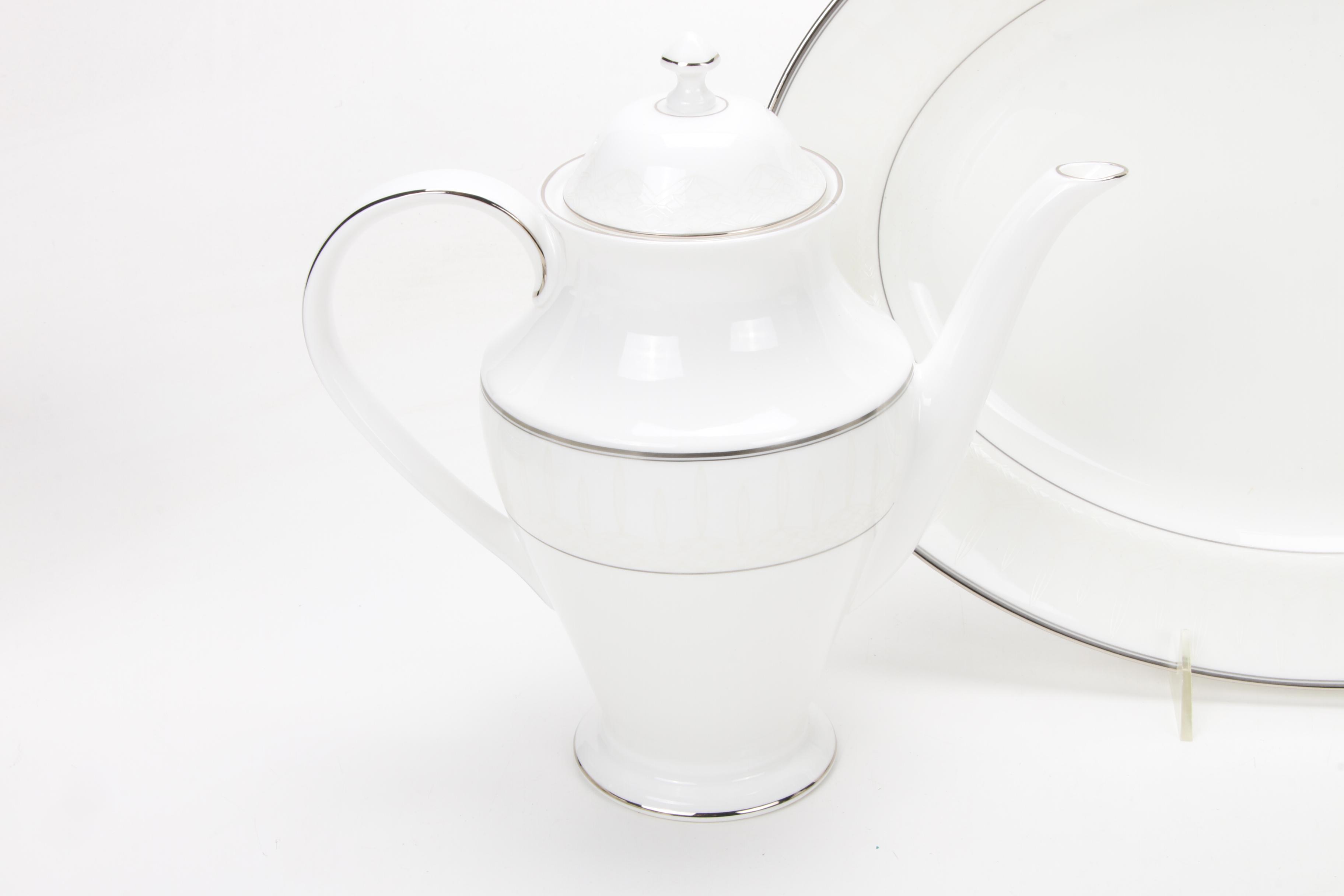 Waterford "Lismore Platinum" Porcelain Dinner and Serveware, 1998–2008