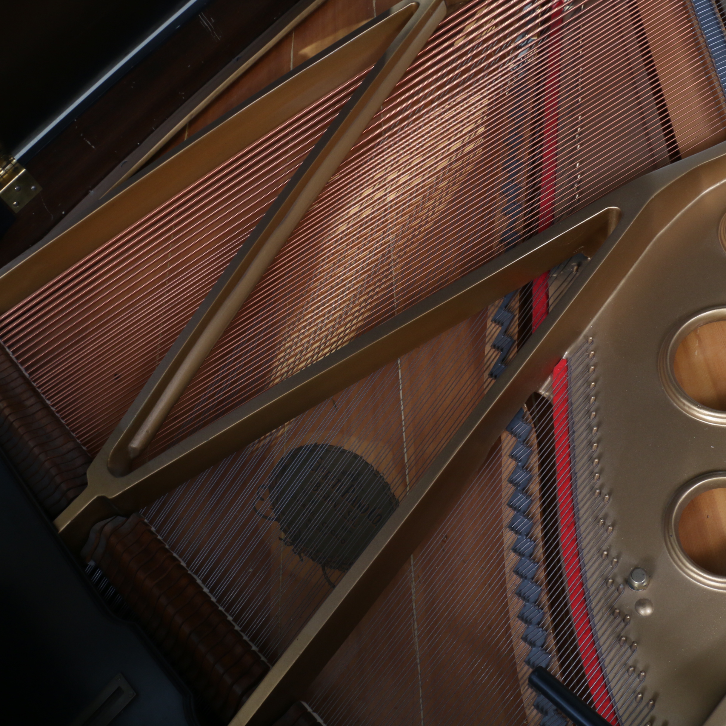 Everett Black Baby Grand Piano with Bench