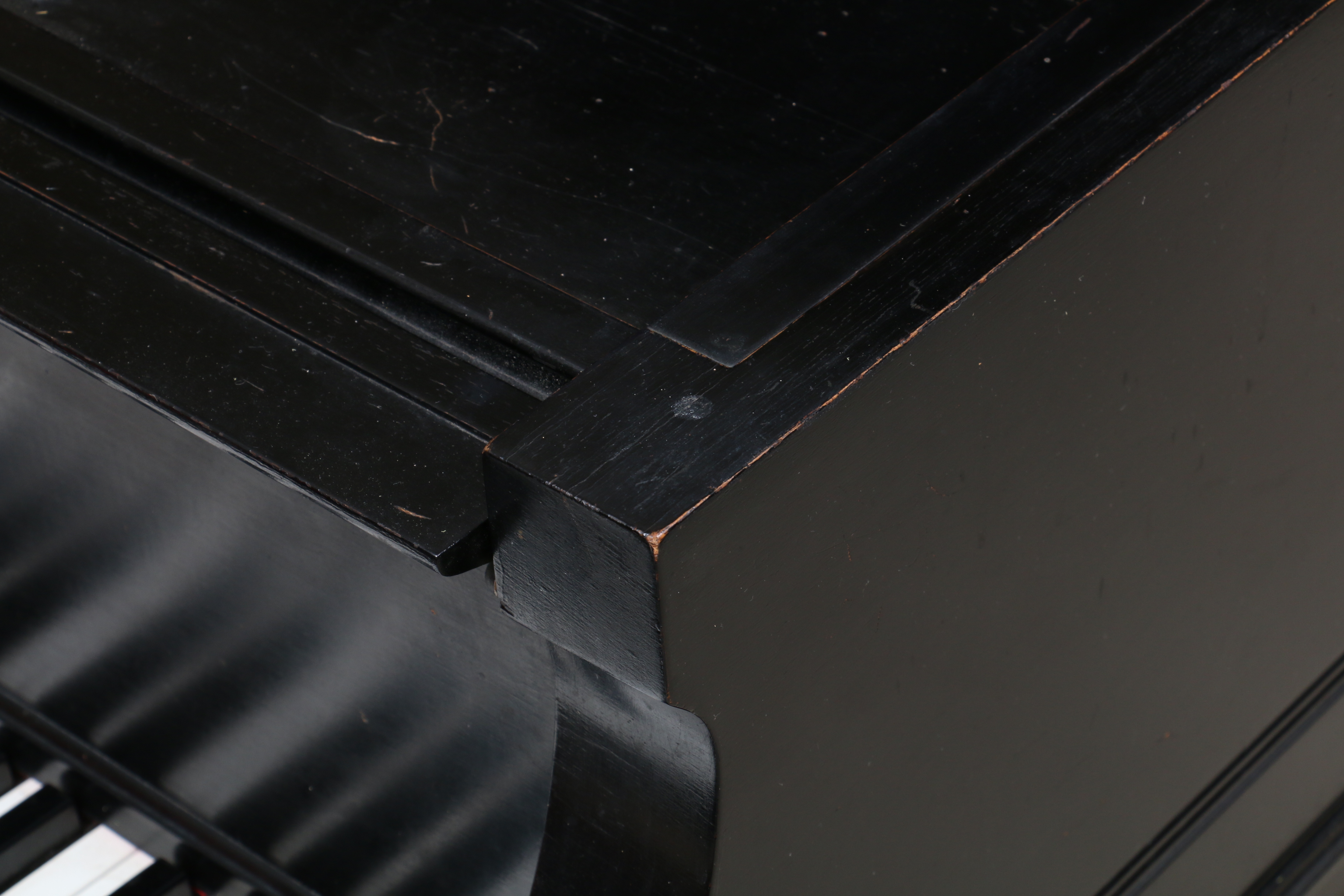 Everett Black Baby Grand Piano with Bench