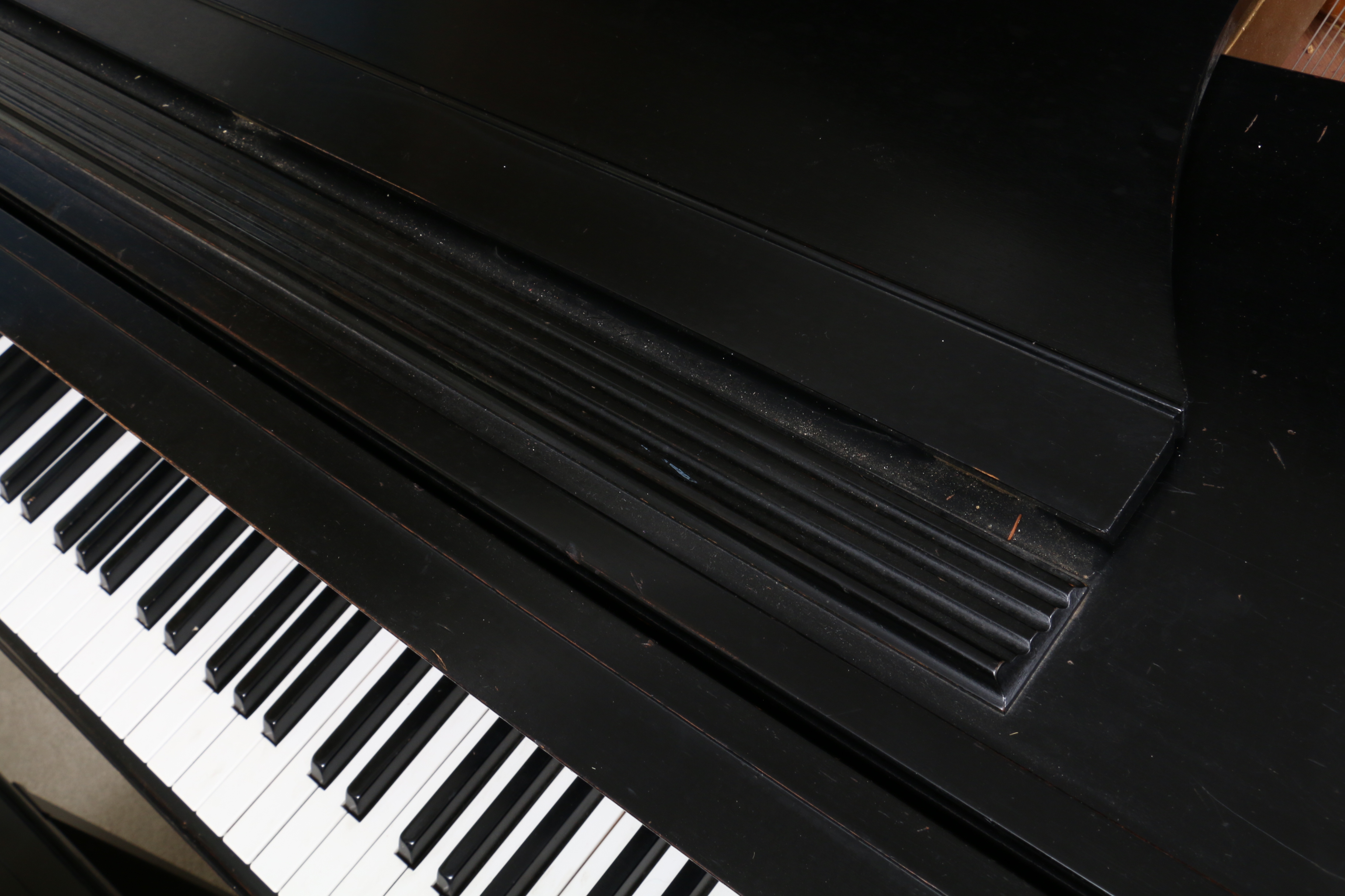 Everett Black Baby Grand Piano with Bench