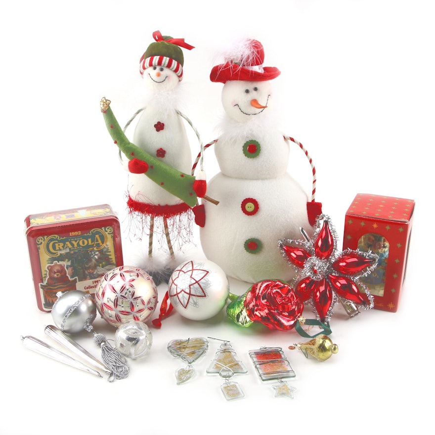 Waterford "Holiday Heirloom" Ornaments with Other Christmas Décor