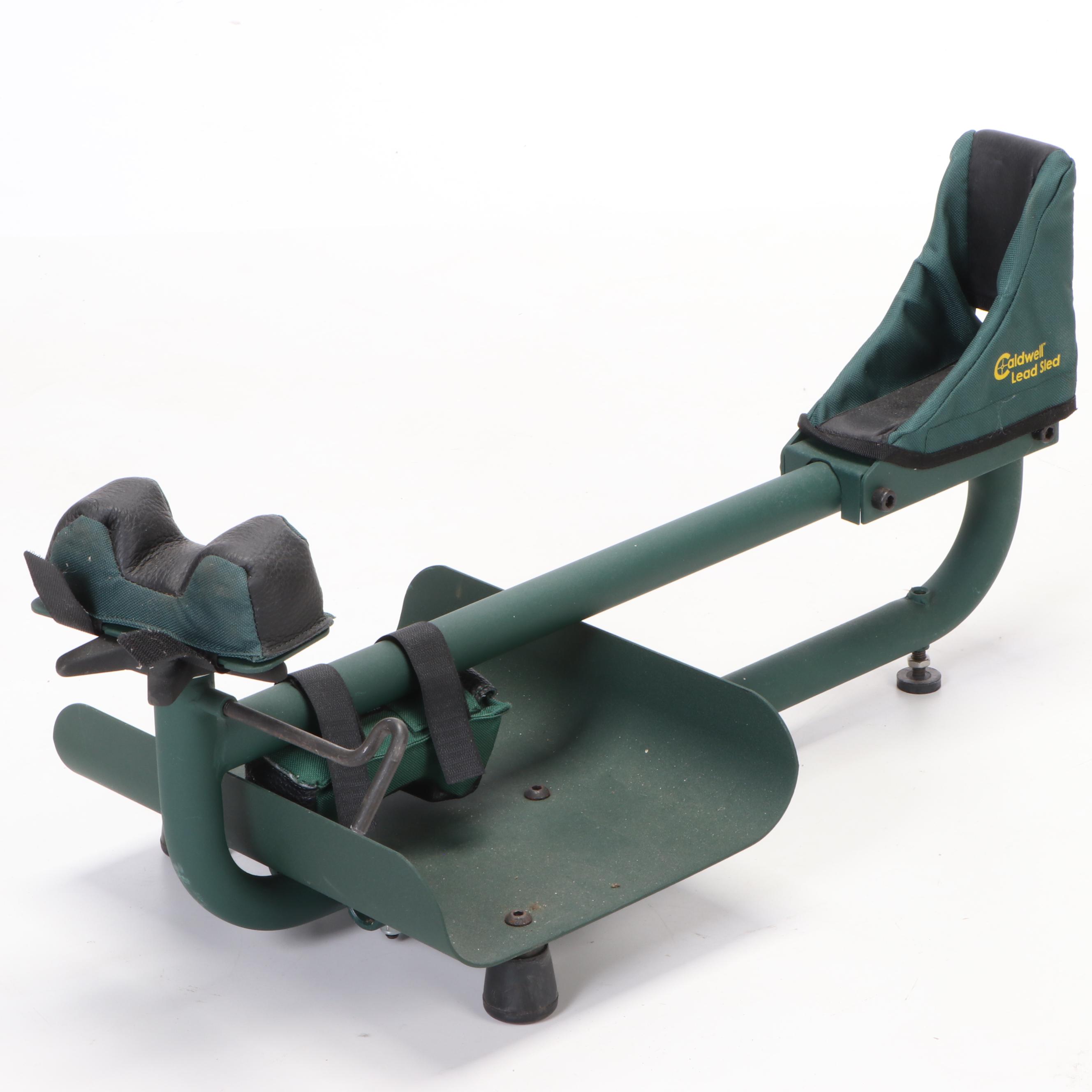Caldwell "Lead Sled" Adjustable Shooting Rest, and Lyman Revolution Gun Vise