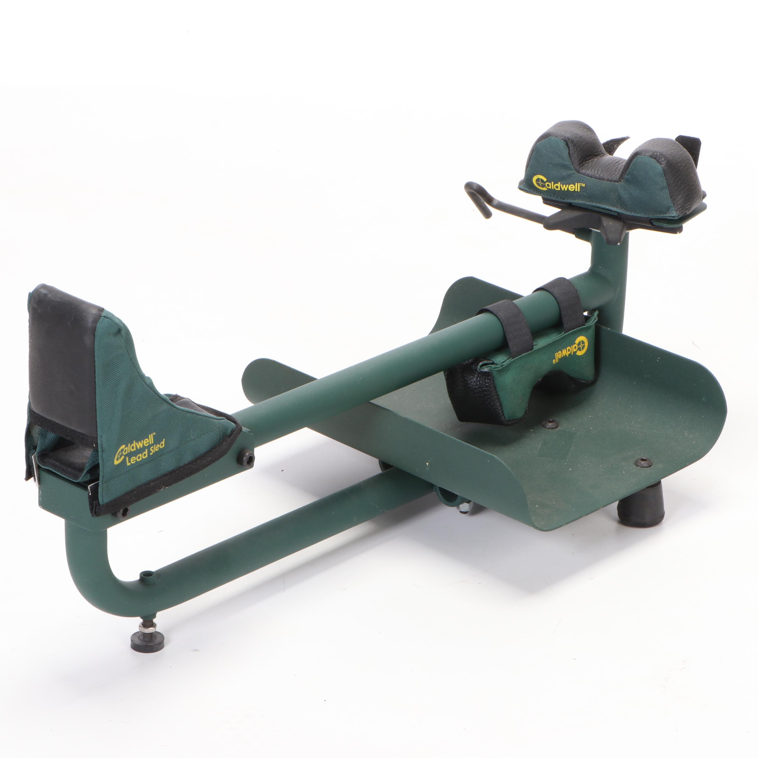 Caldwell "Lead Sled" Adjustable Shooting Rest, and Lyman Revolution Gun Vise