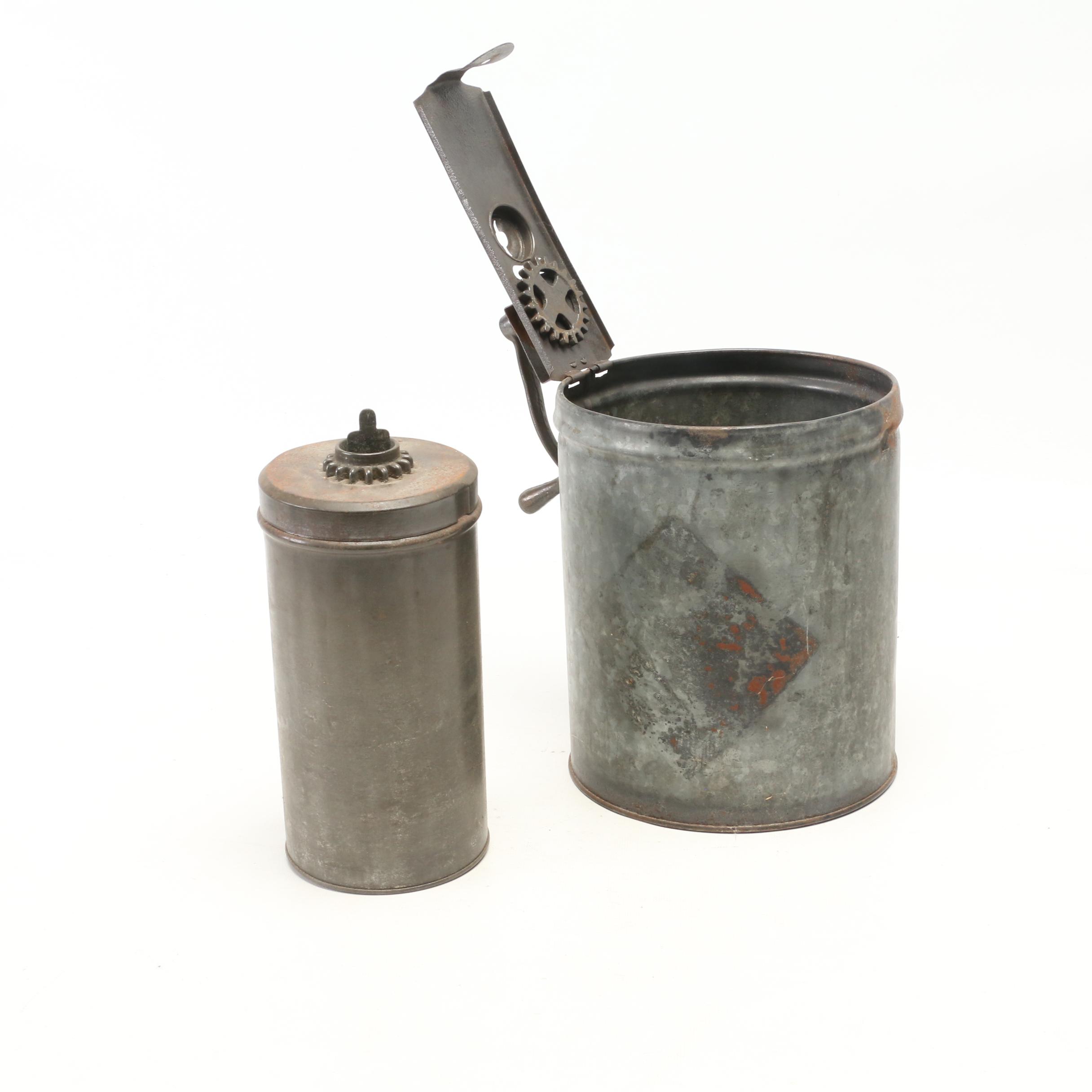 Liberty Can & Sign Co. Ltd. Hand-Crank Ice Cream Maker, Early 20th Century