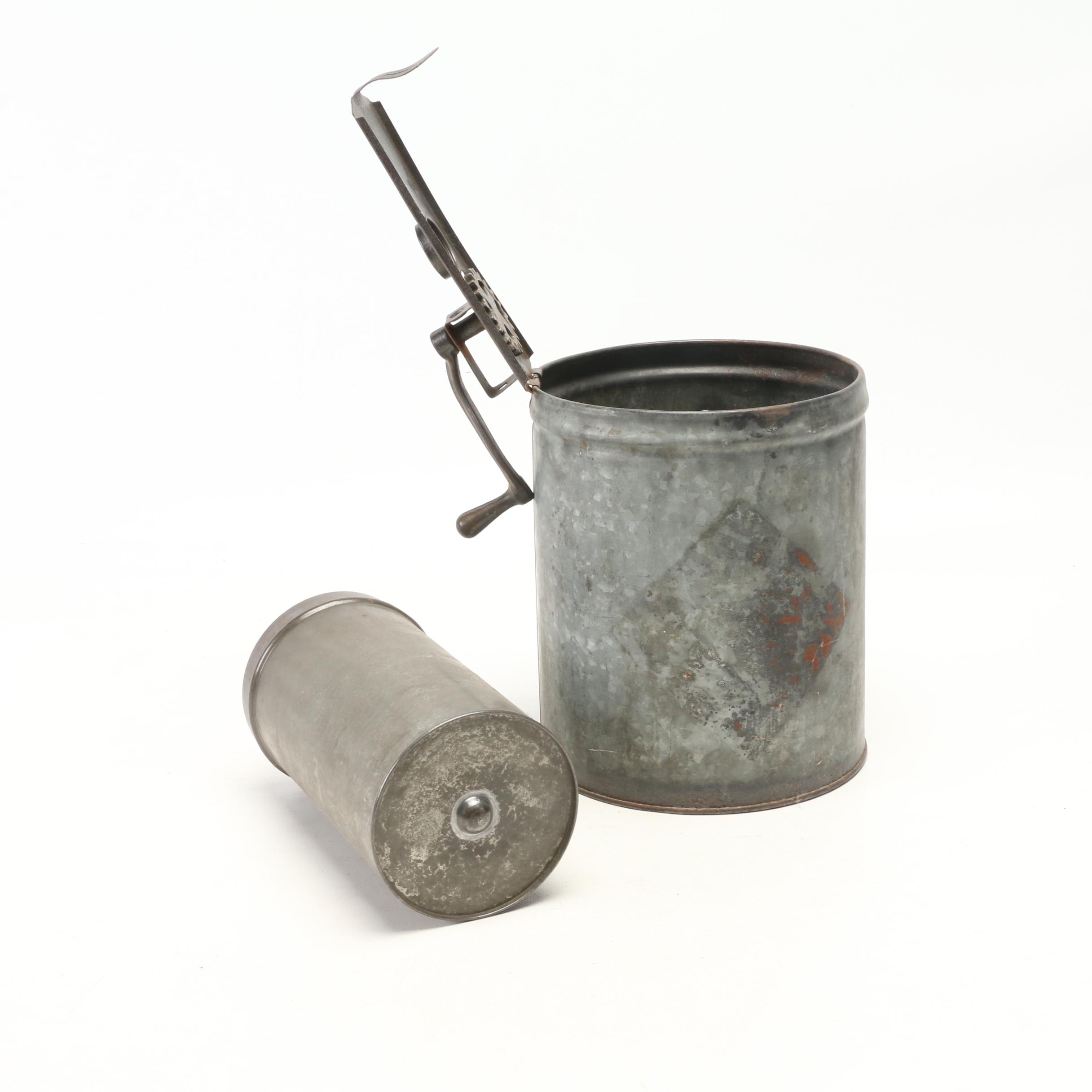 Liberty Can & Sign Co. Ltd. Hand-Crank Ice Cream Maker, Early 20th Century