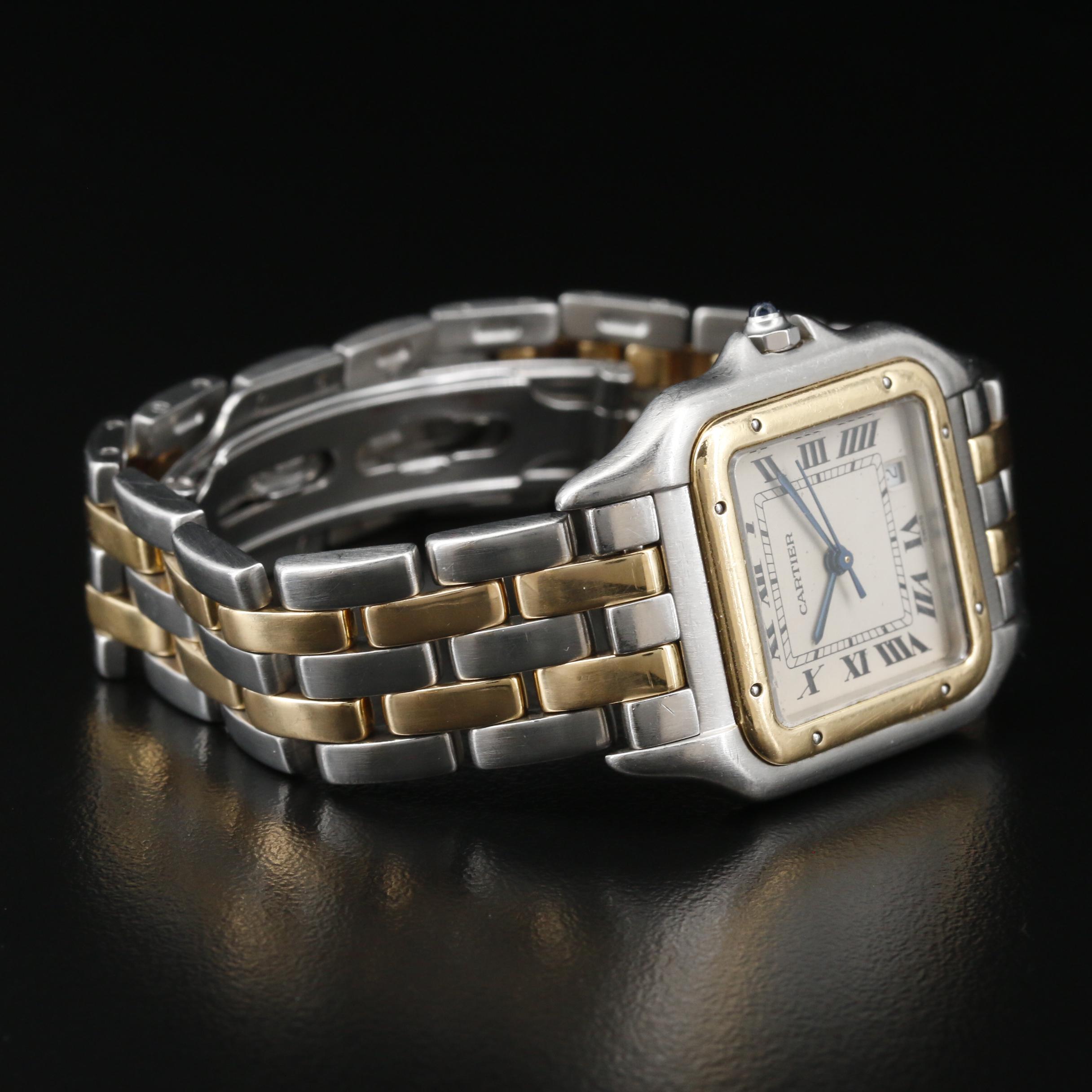 Cartier Panthère de Cartier 18K and Stainless Steel Quartz Watch with Date