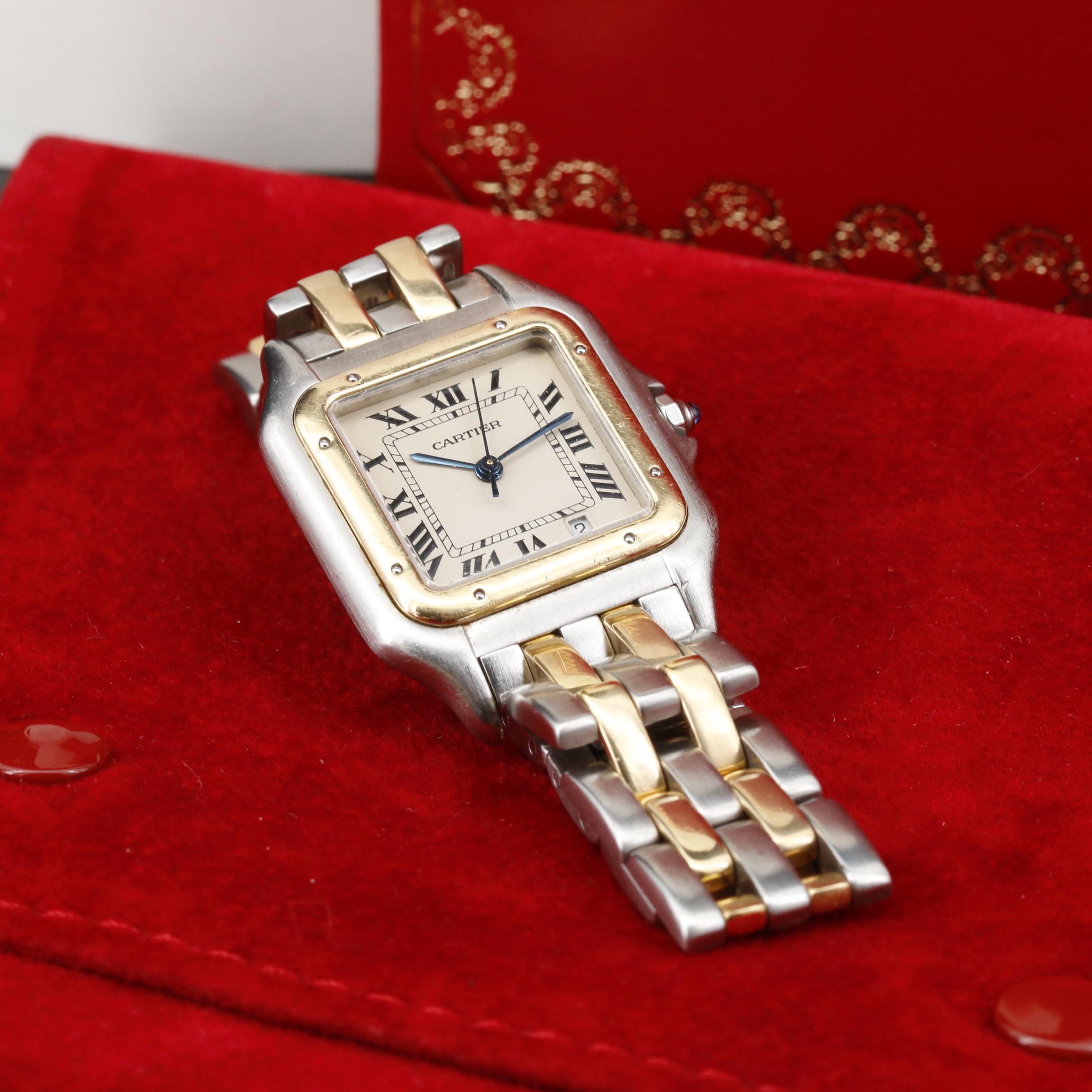 Cartier Panthère de Cartier 18K and Stainless Steel Quartz Watch with Date