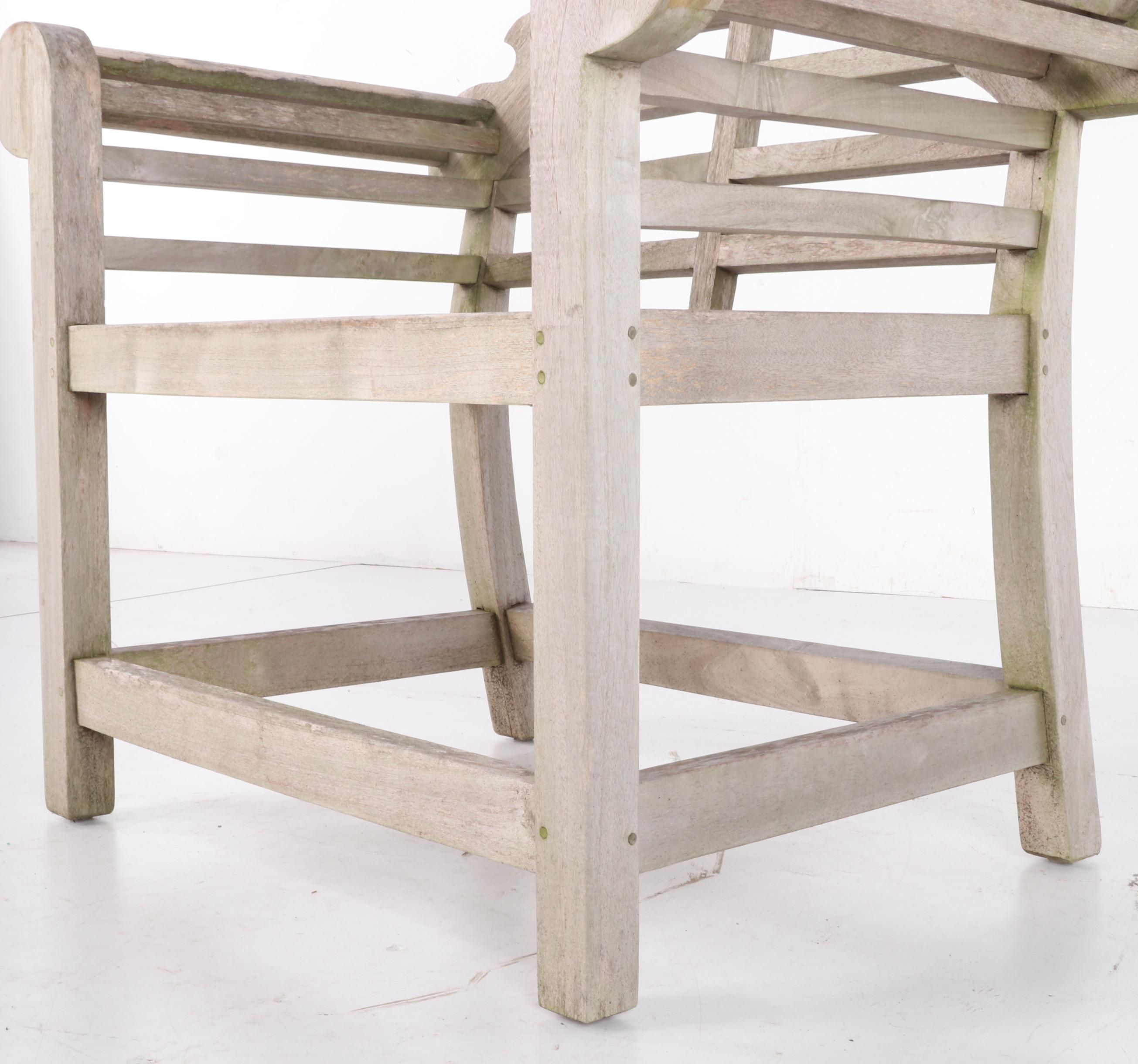 Drexel-Heritage Teak Patio Armchairs