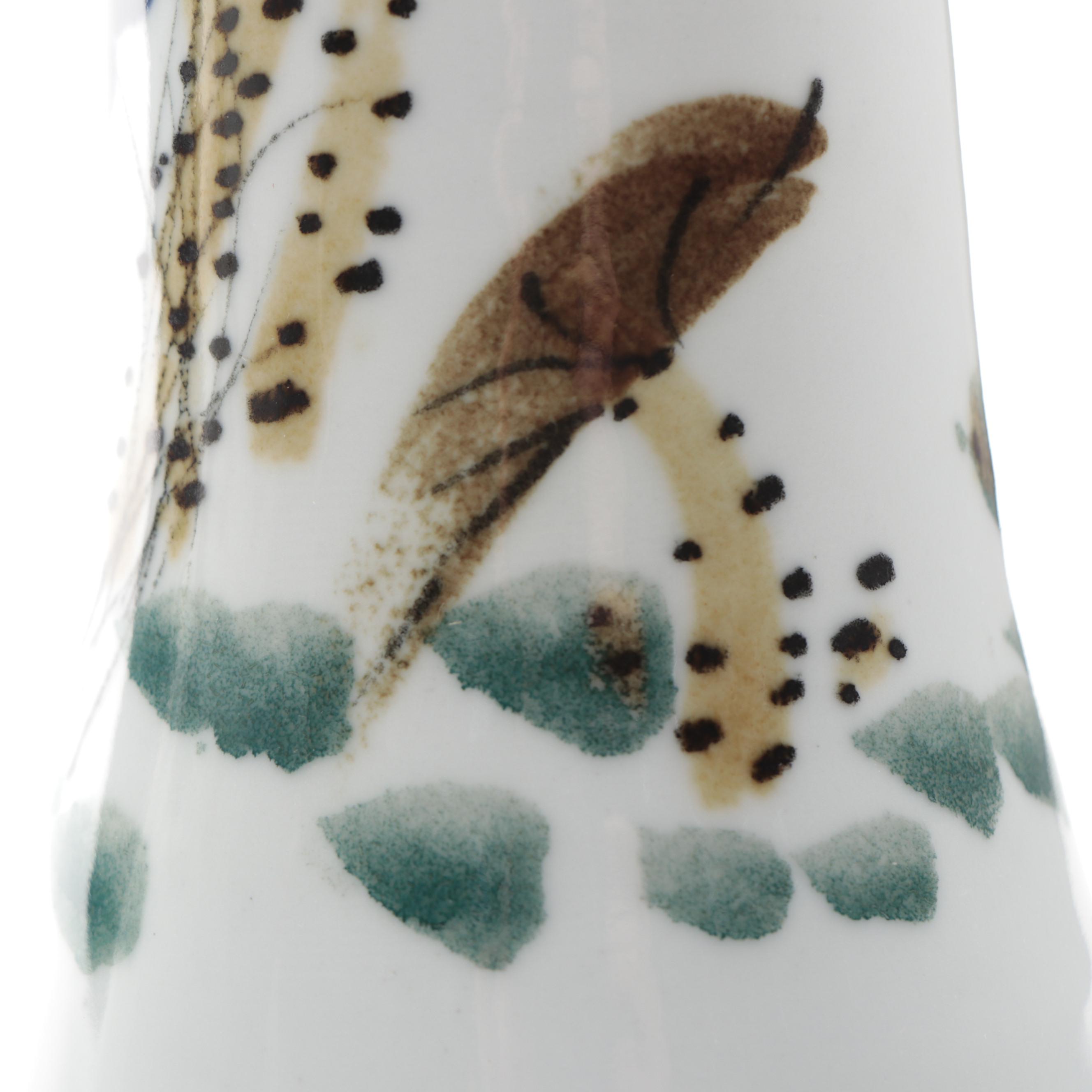 Chinese Hand Painted Porcelain Vases, 20th Century