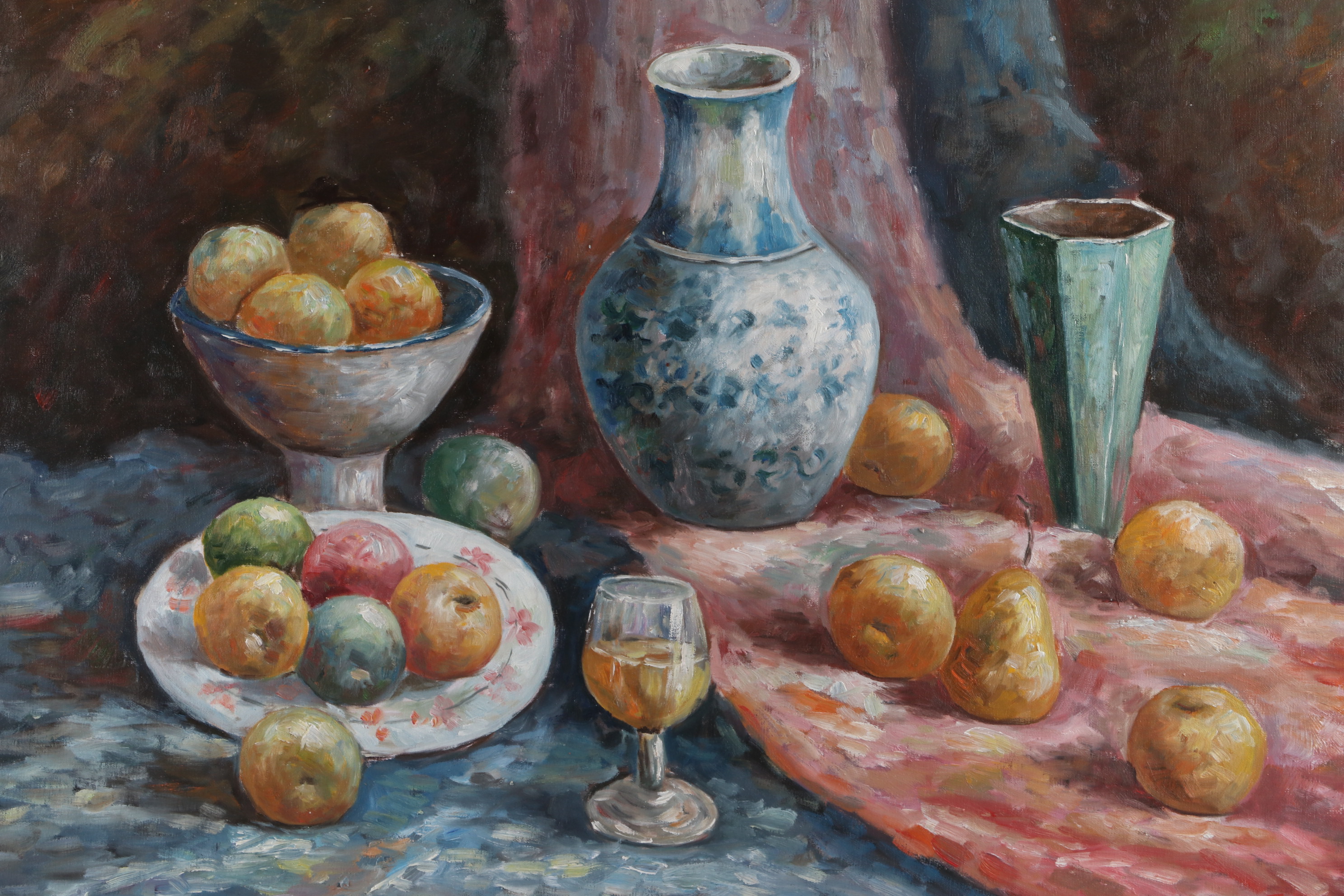 T. Denver Still Life Oil Painting