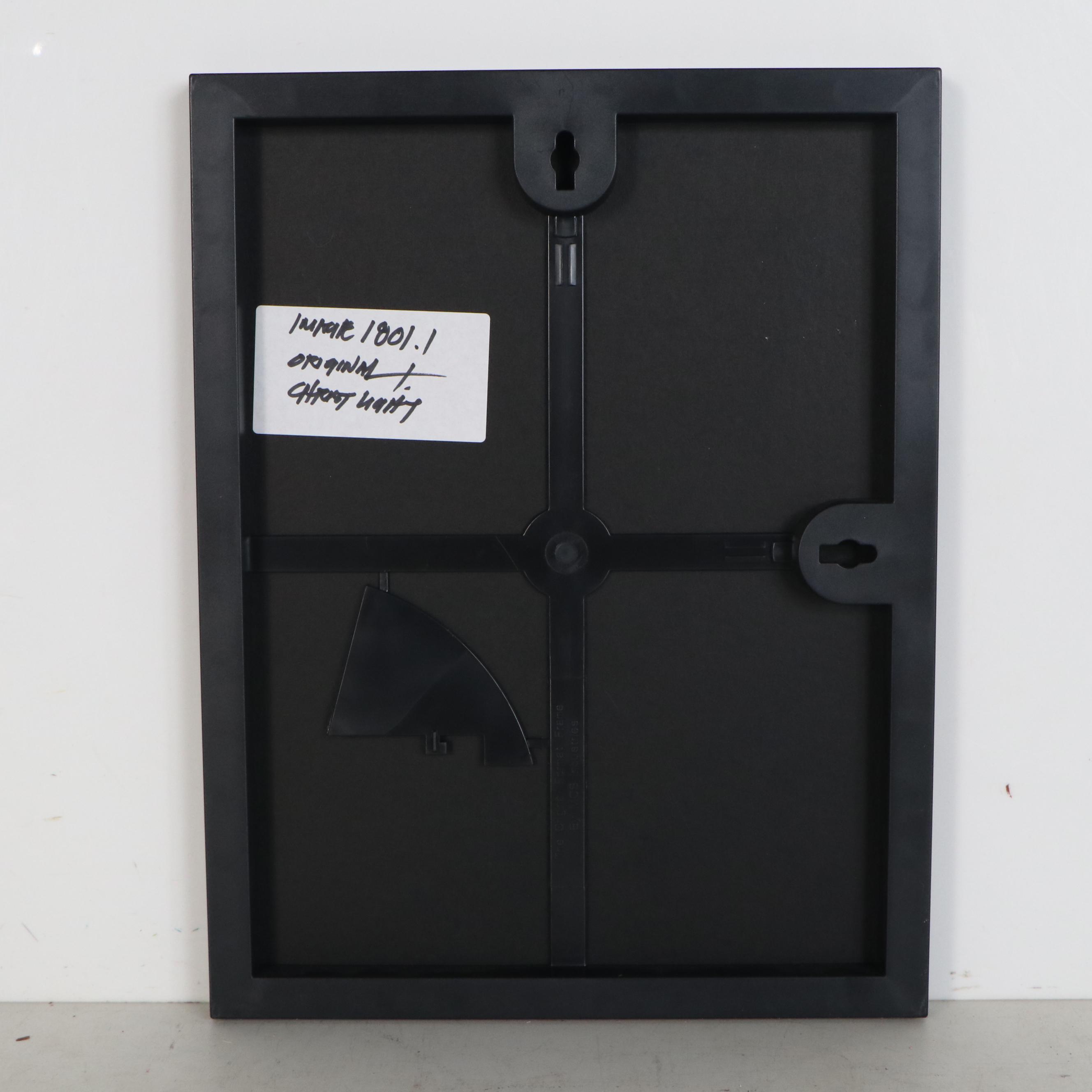 Robert Lackney Embellished Giclée "Breathe Light Exhale Love"