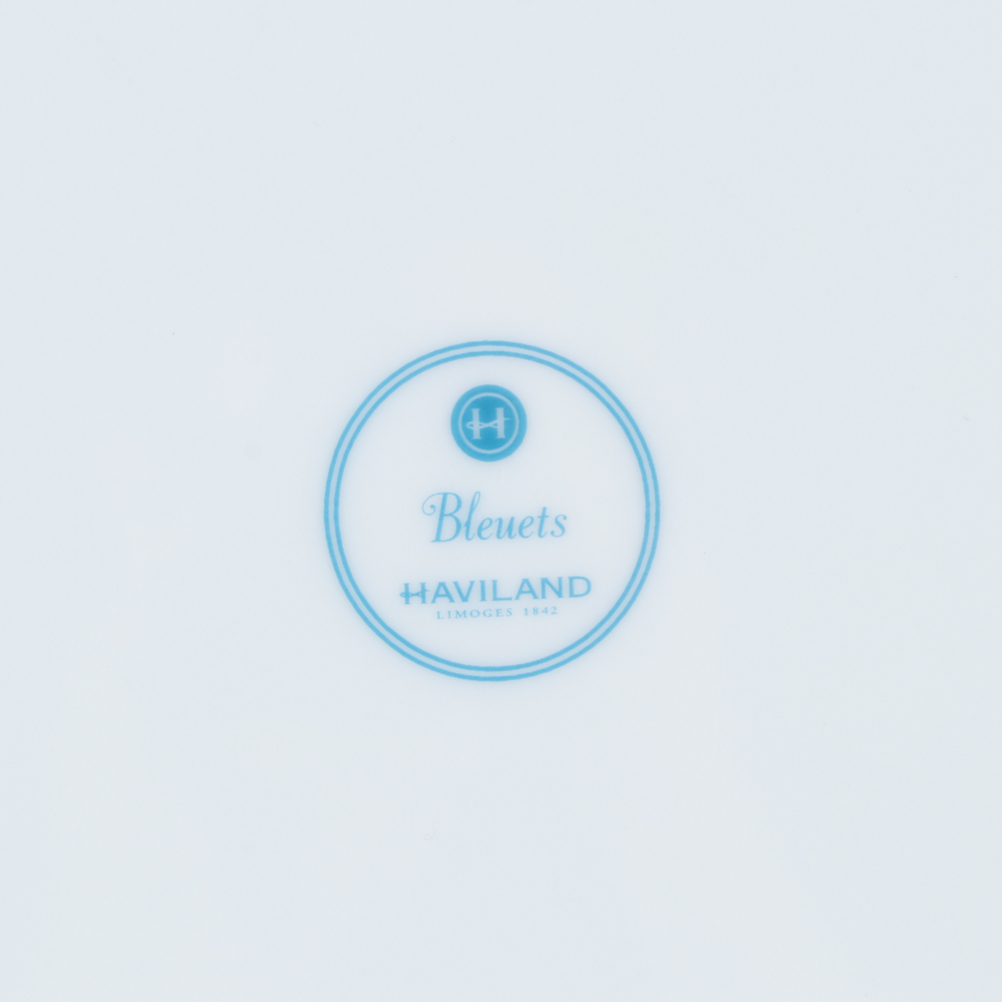 Haviland Limoges "Bleuets" Porcelain Service Plates or Chargers