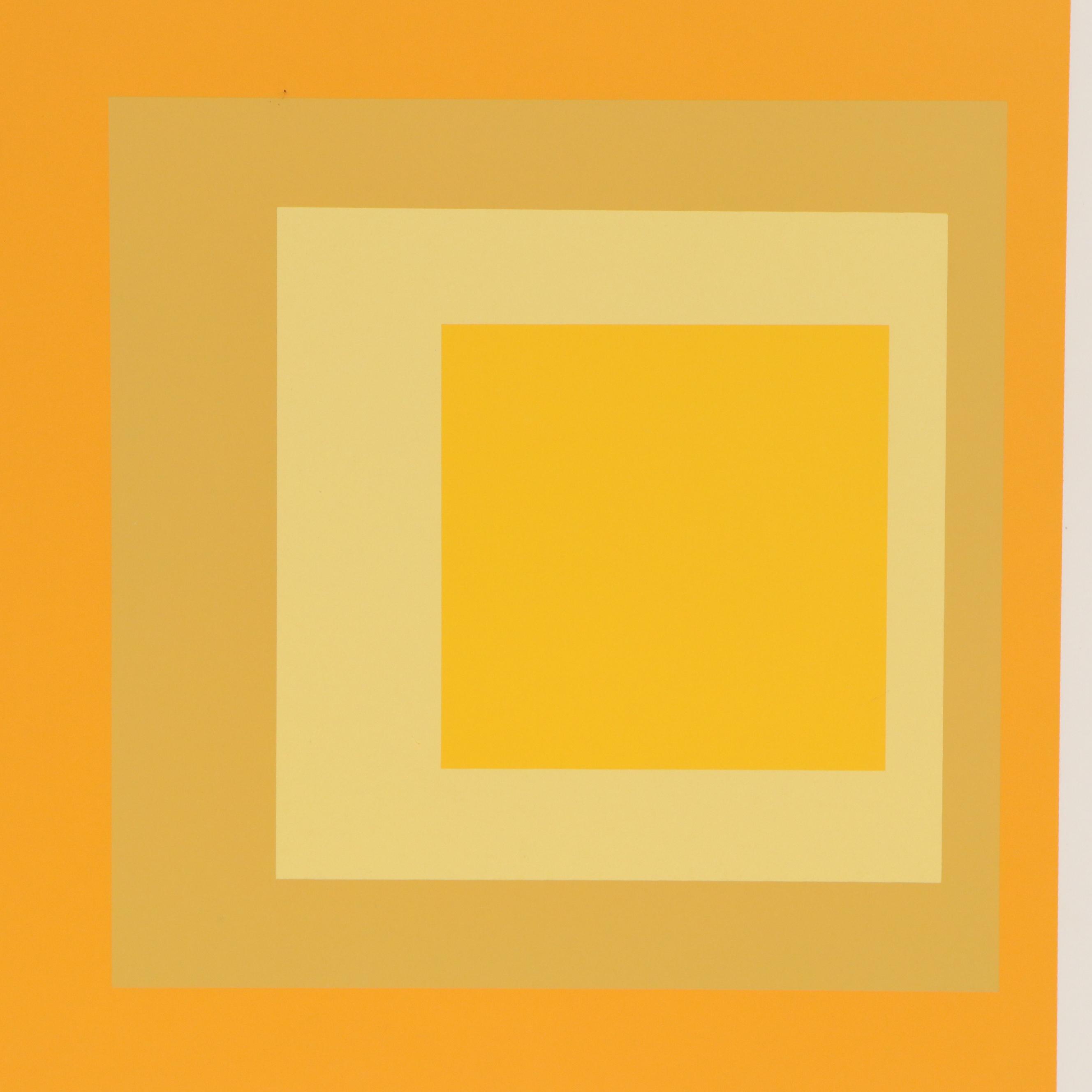 Serigraph after Josef Albers from "Homage to the Square" Series, 1968