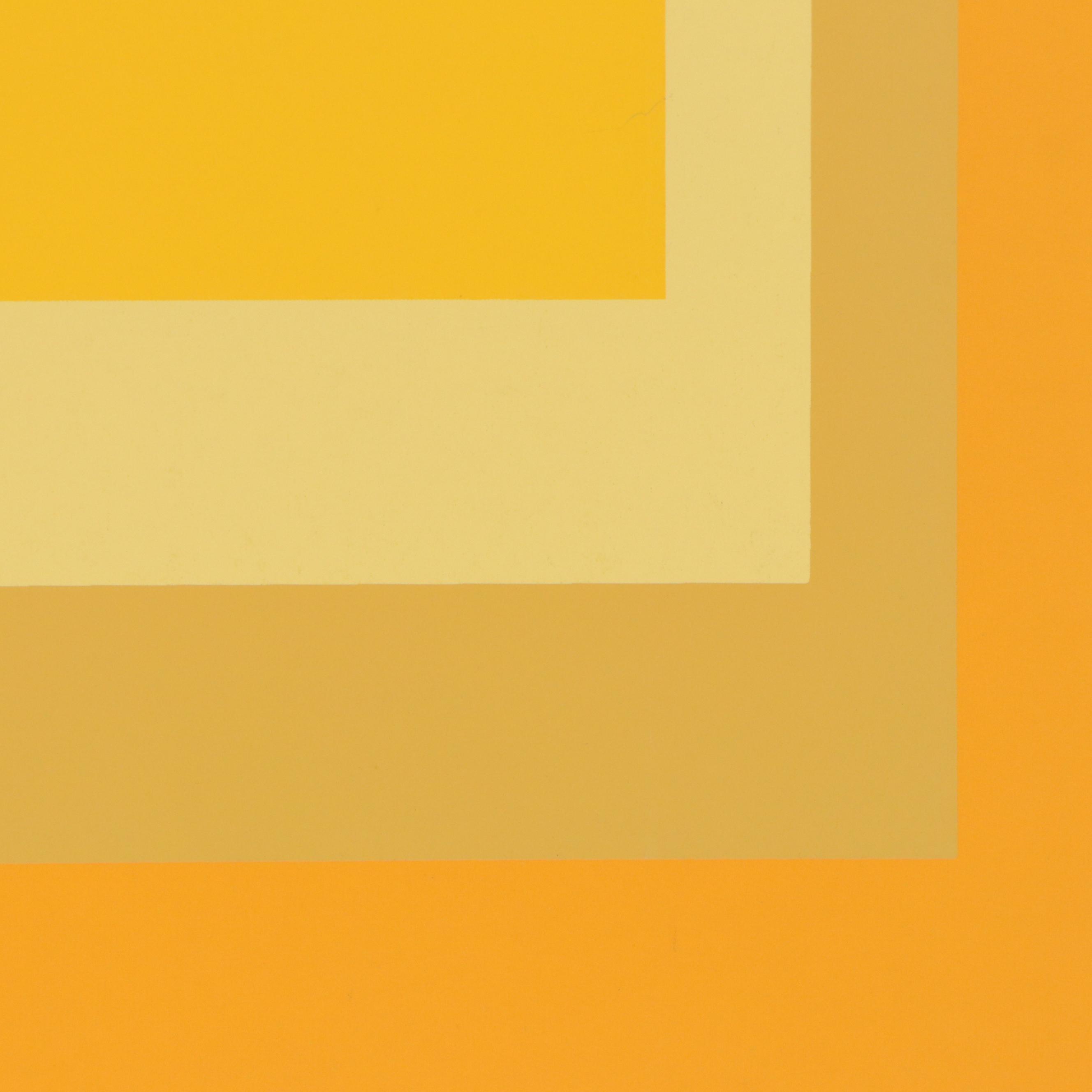 Serigraph after Josef Albers from "Homage to the Square" Series, 1968