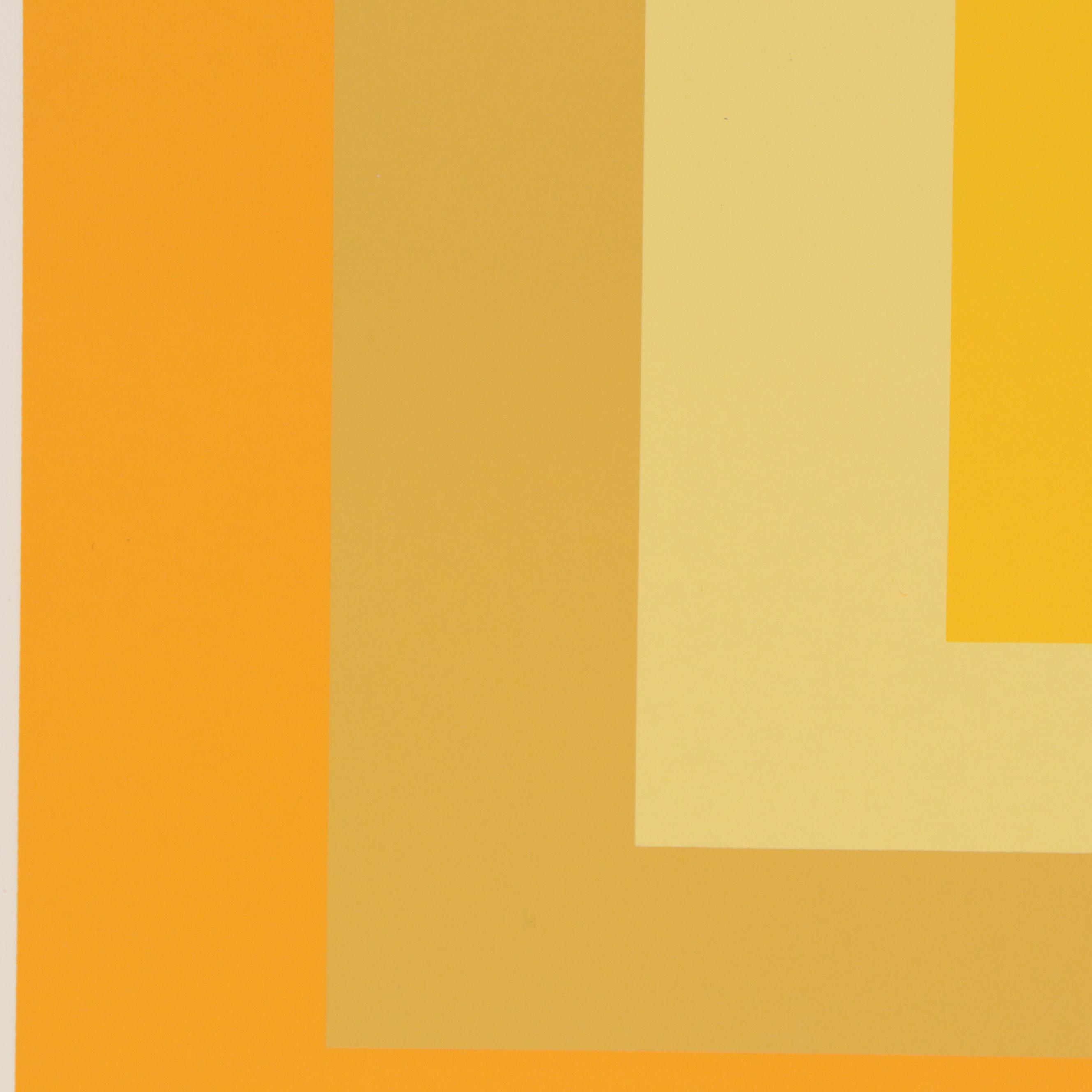 Serigraph after Josef Albers from "Homage to the Square" Series, 1968