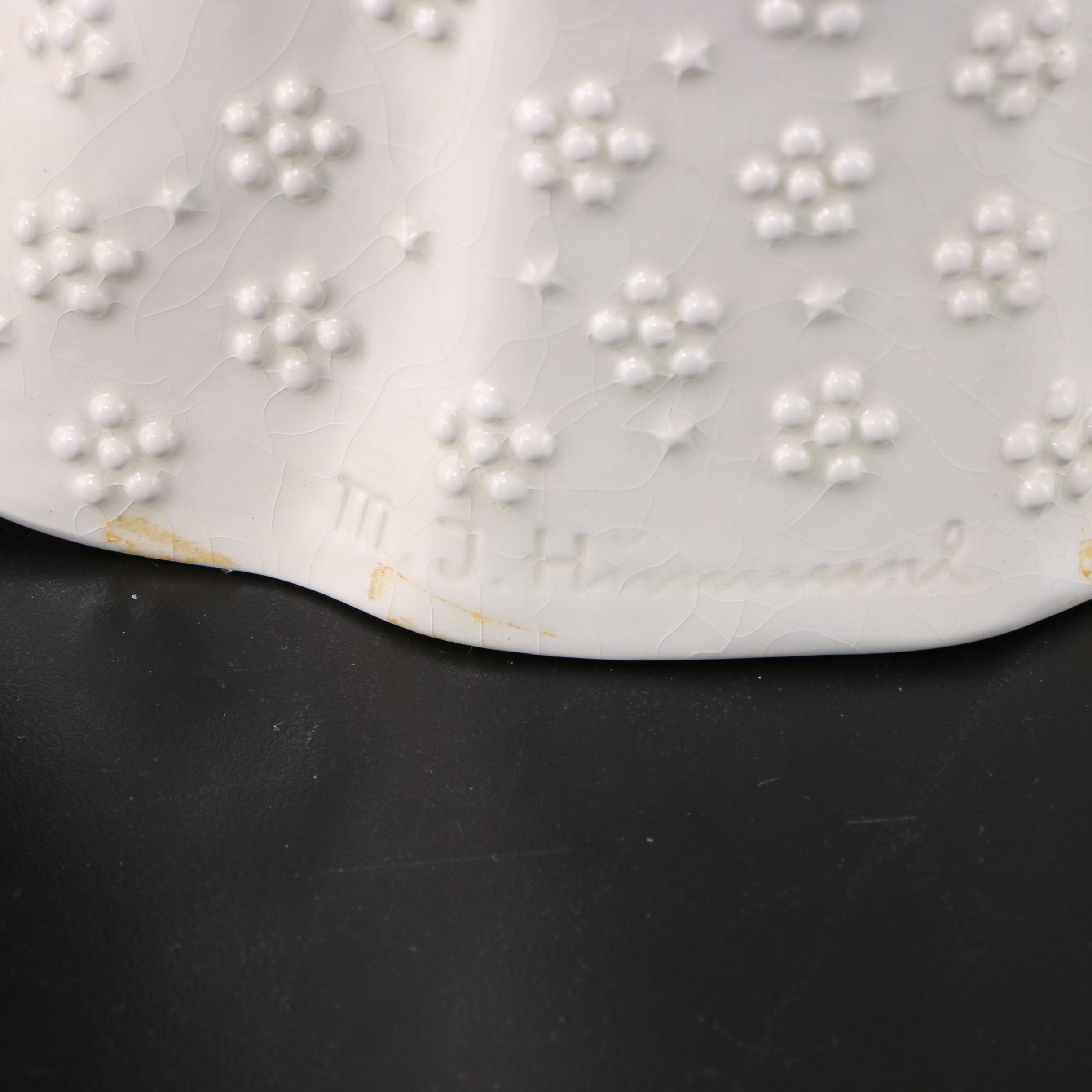 M.J. Hummel "Flower Madonna" White Porcelain Figurines, Mid to Late 20th Century