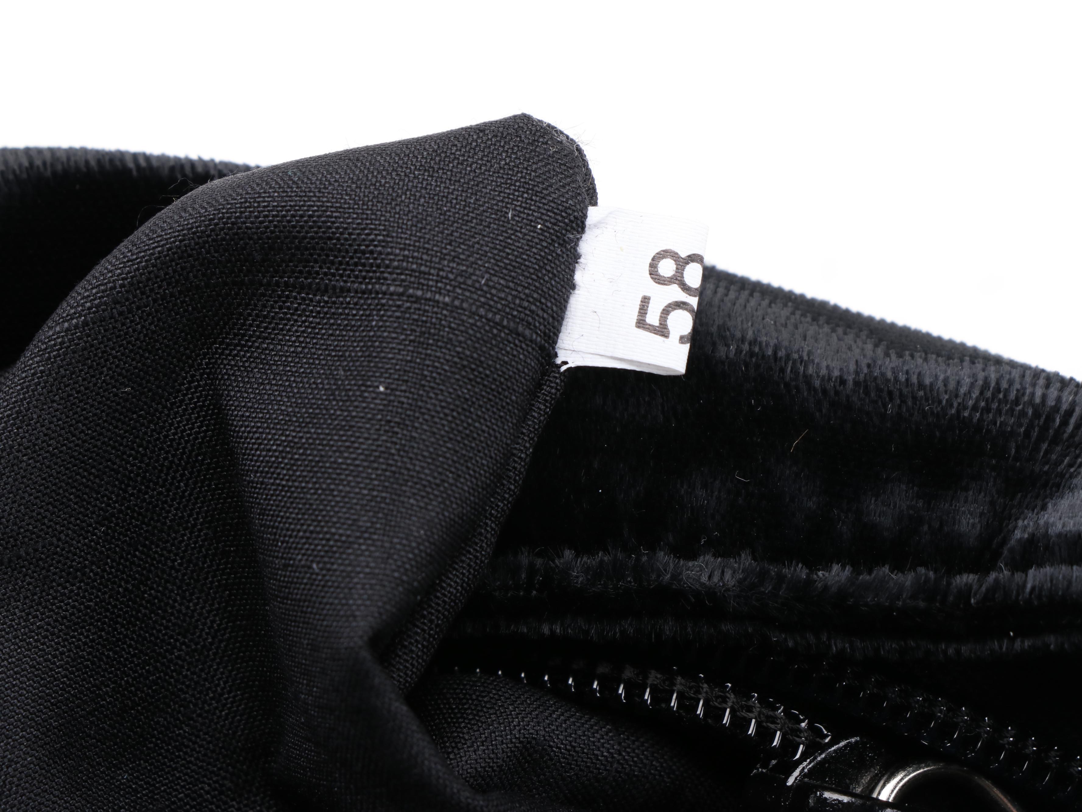 Prada Black Velour Crossbody Bag