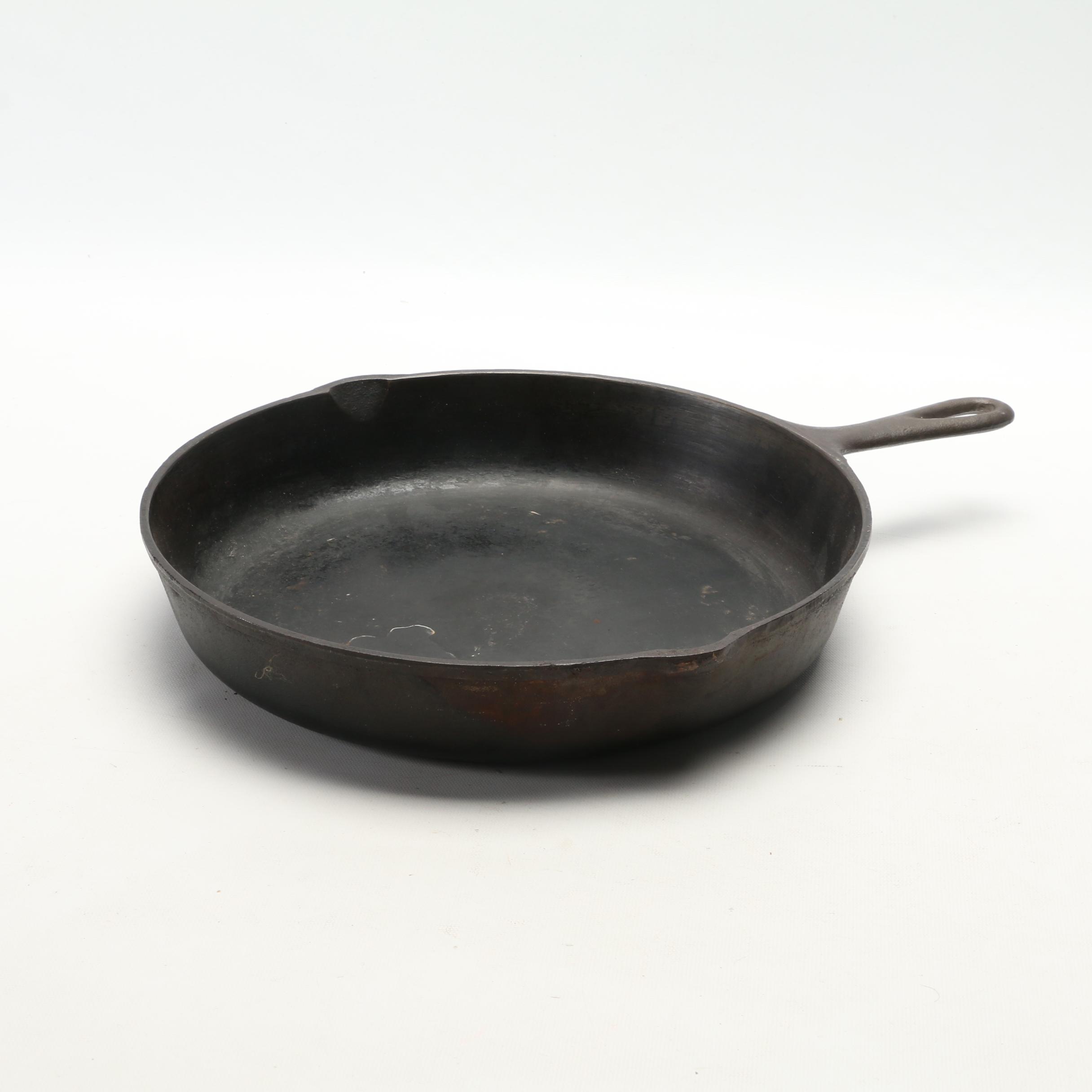 Griswold 704 Cast Iron Skillets with Other American 12" Skillet
