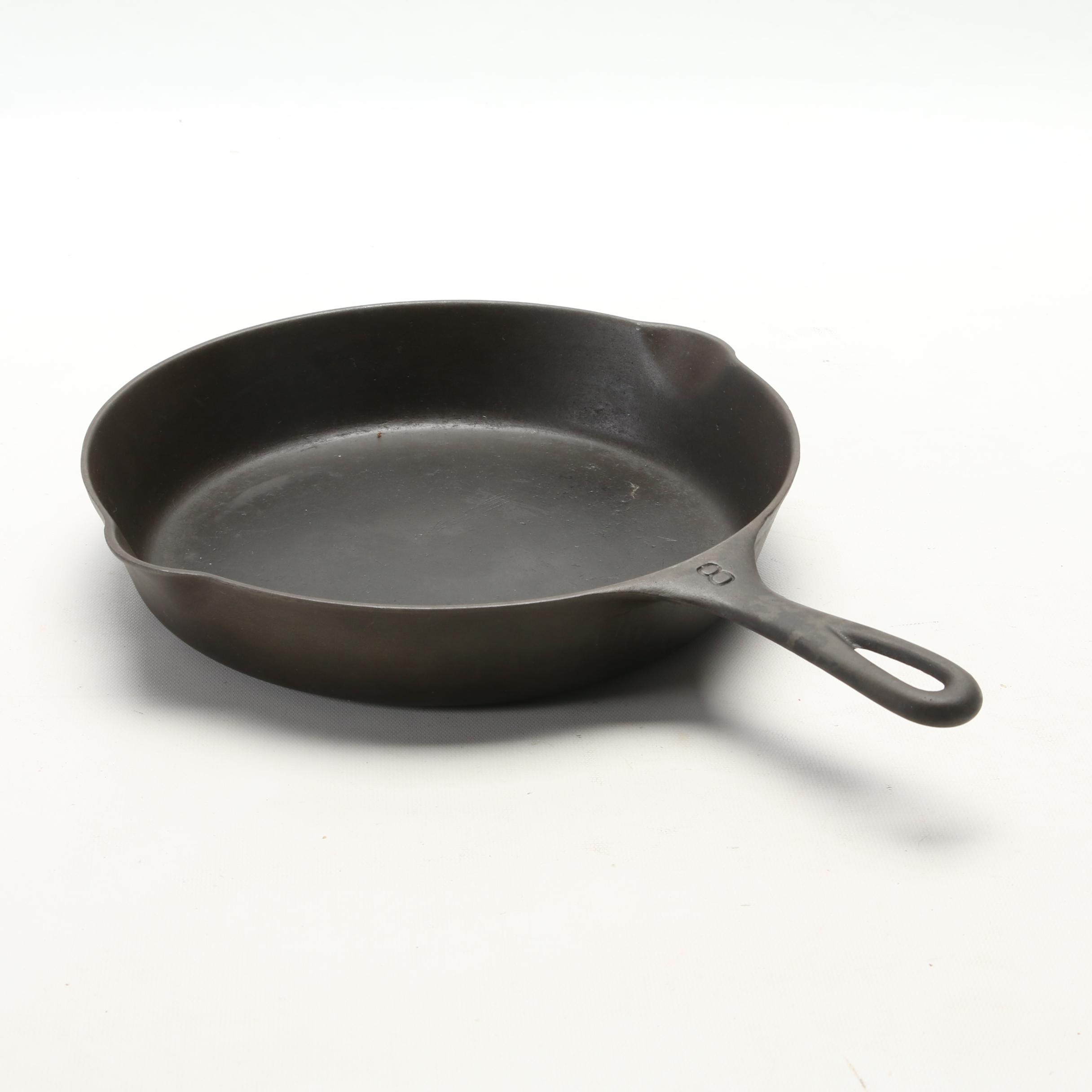 Griswold 704 Cast Iron Skillets with Other American 12" Skillet
