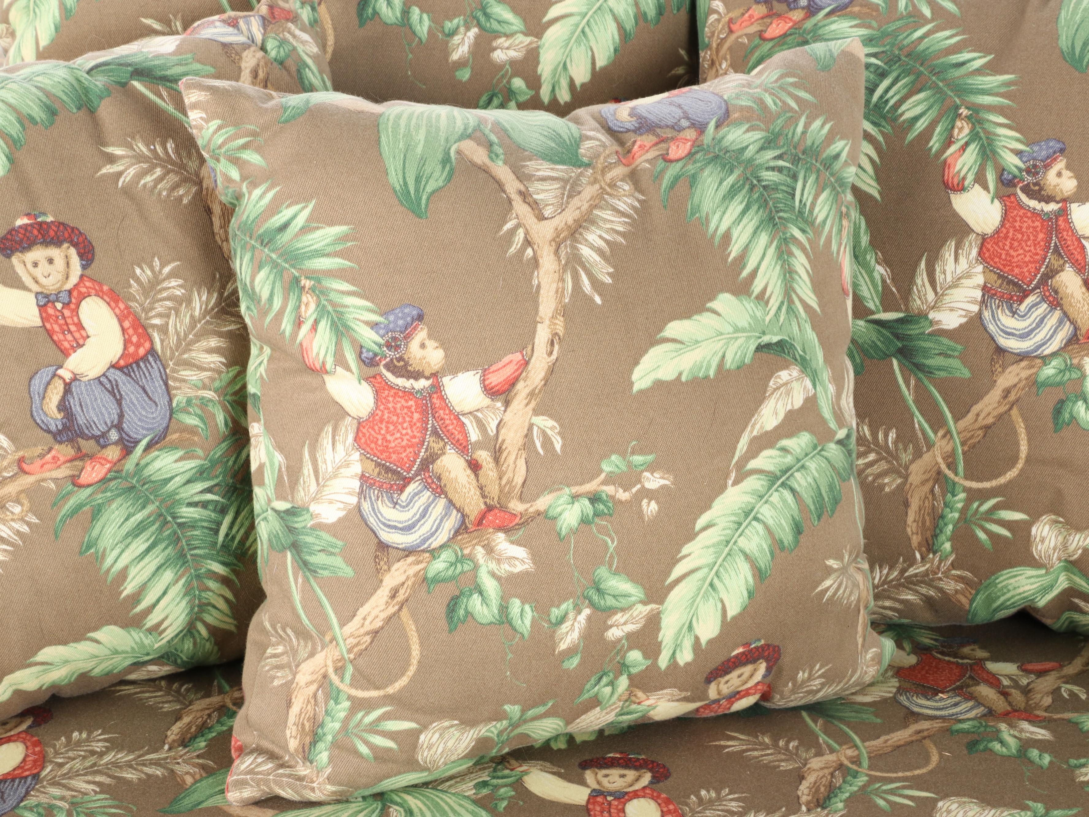 Ficks Reed Rattan Bamboo Sofa, Armchair and Ottoman