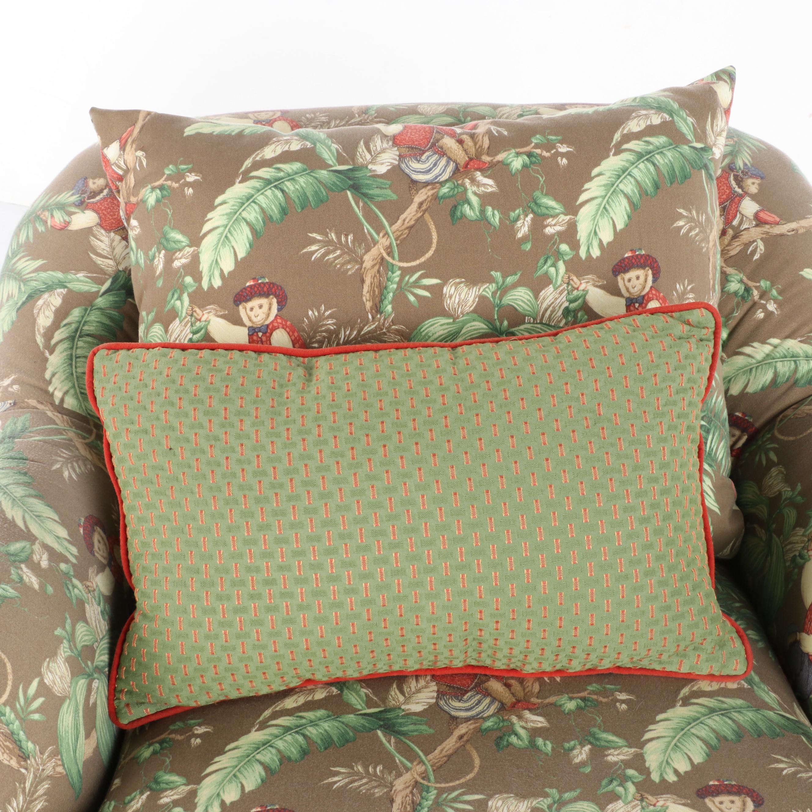 Ficks Reed Rattan Bamboo Sofa, Armchair and Ottoman