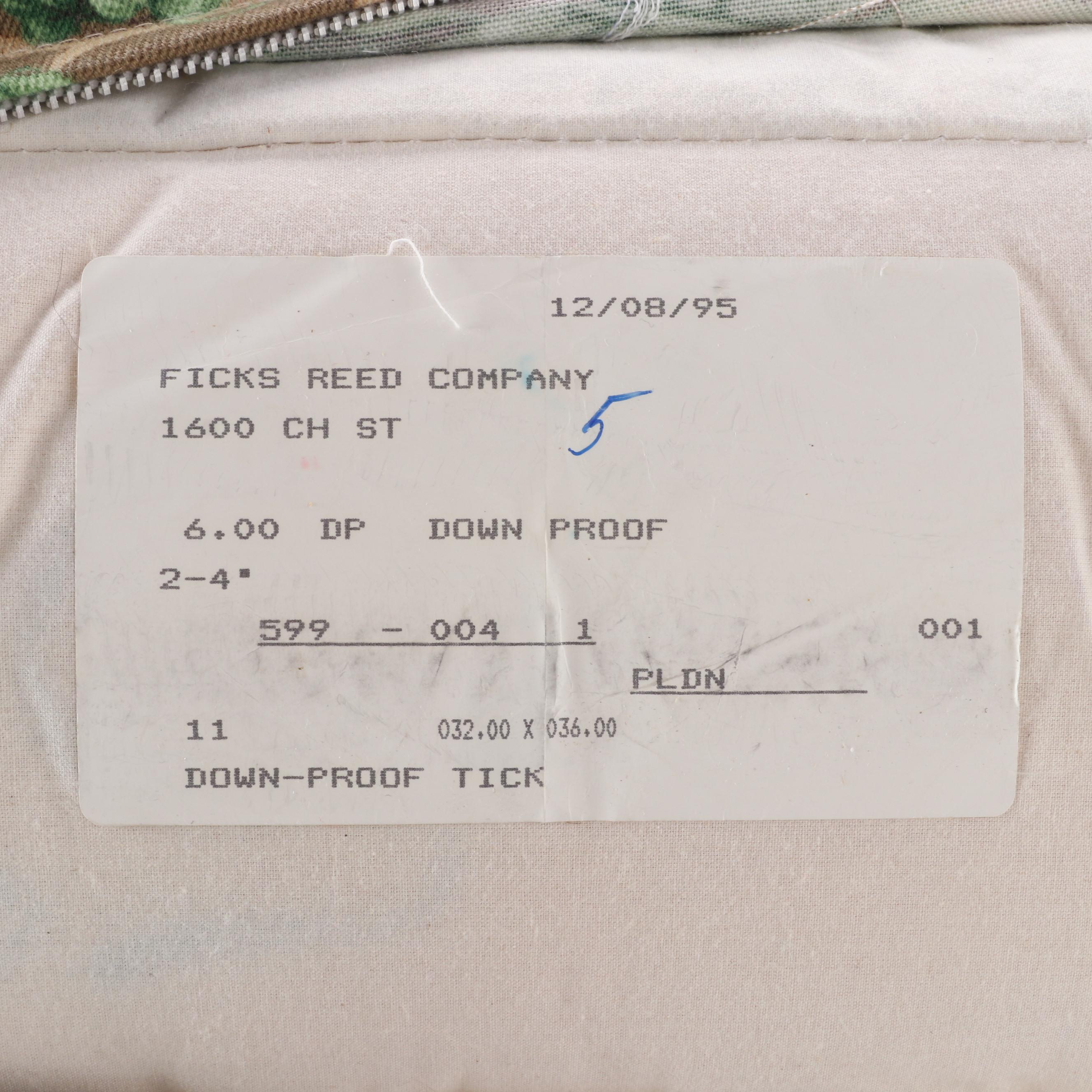 Ficks Reed Rattan Bamboo Sofa, Armchair and Ottoman