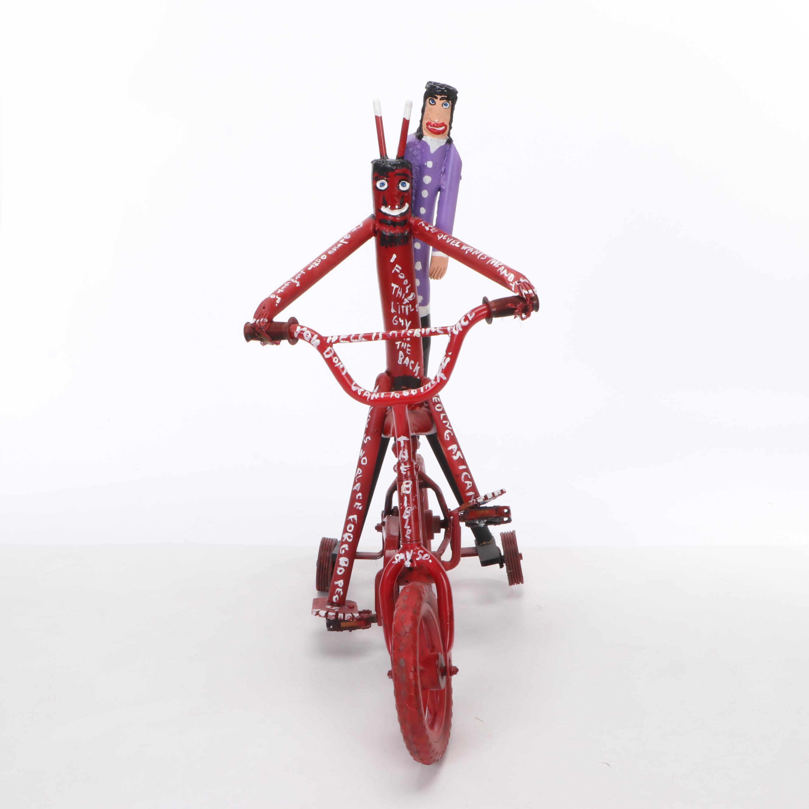 Ronald Cooper Folk Art Sculpture "Hell Bike," 2008