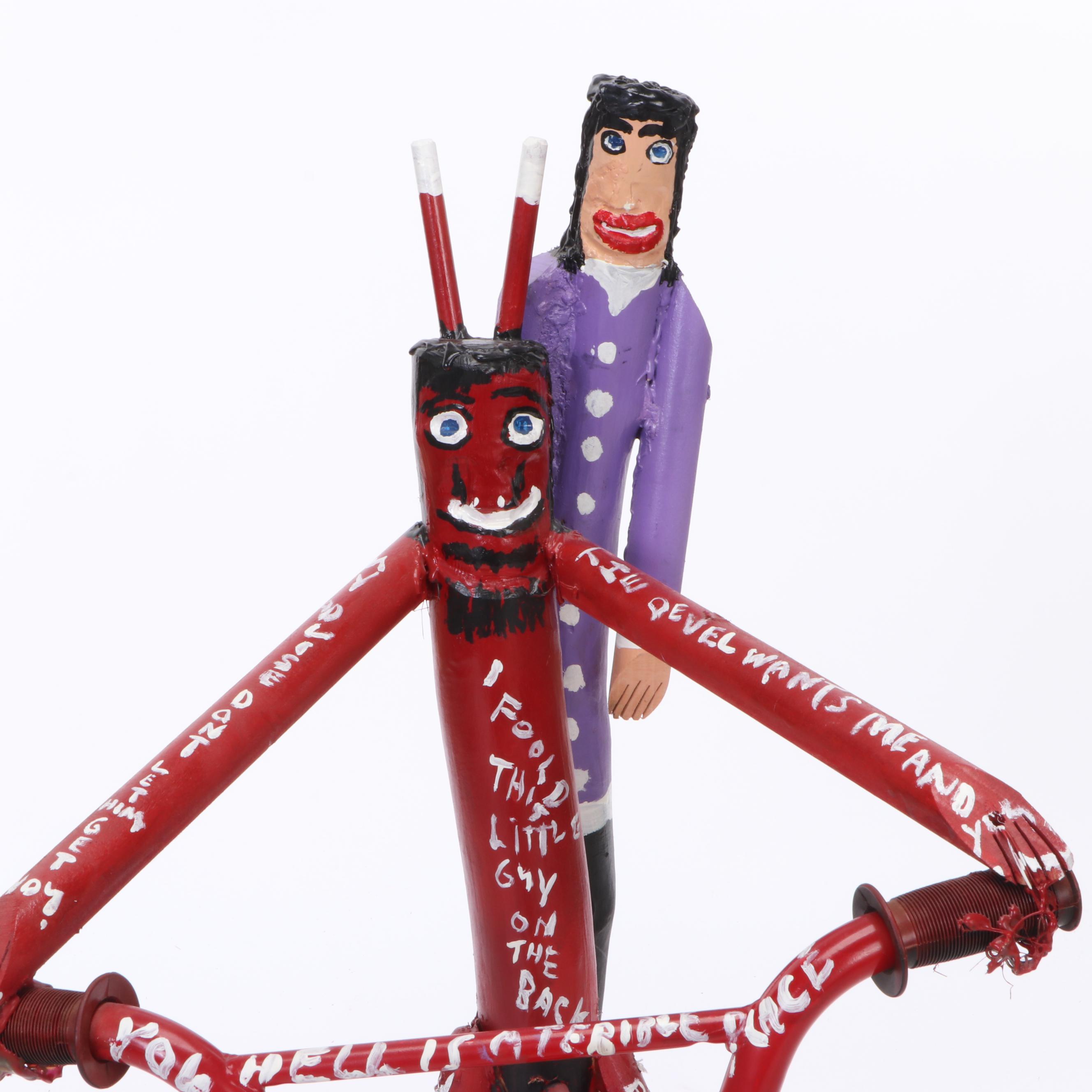 Ronald Cooper Folk Art Sculpture "Hell Bike," 2008