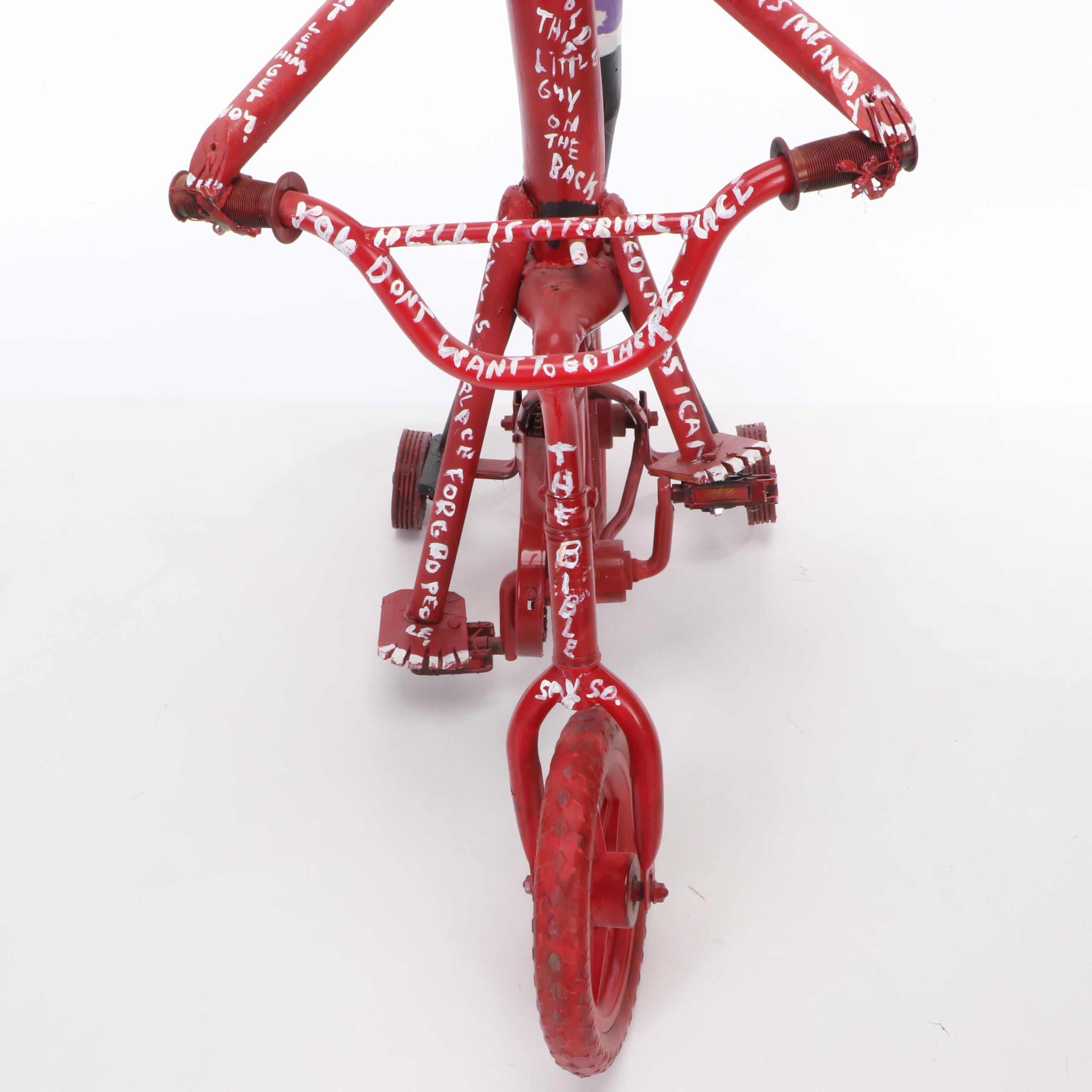 Ronald Cooper Folk Art Sculpture "Hell Bike," 2008