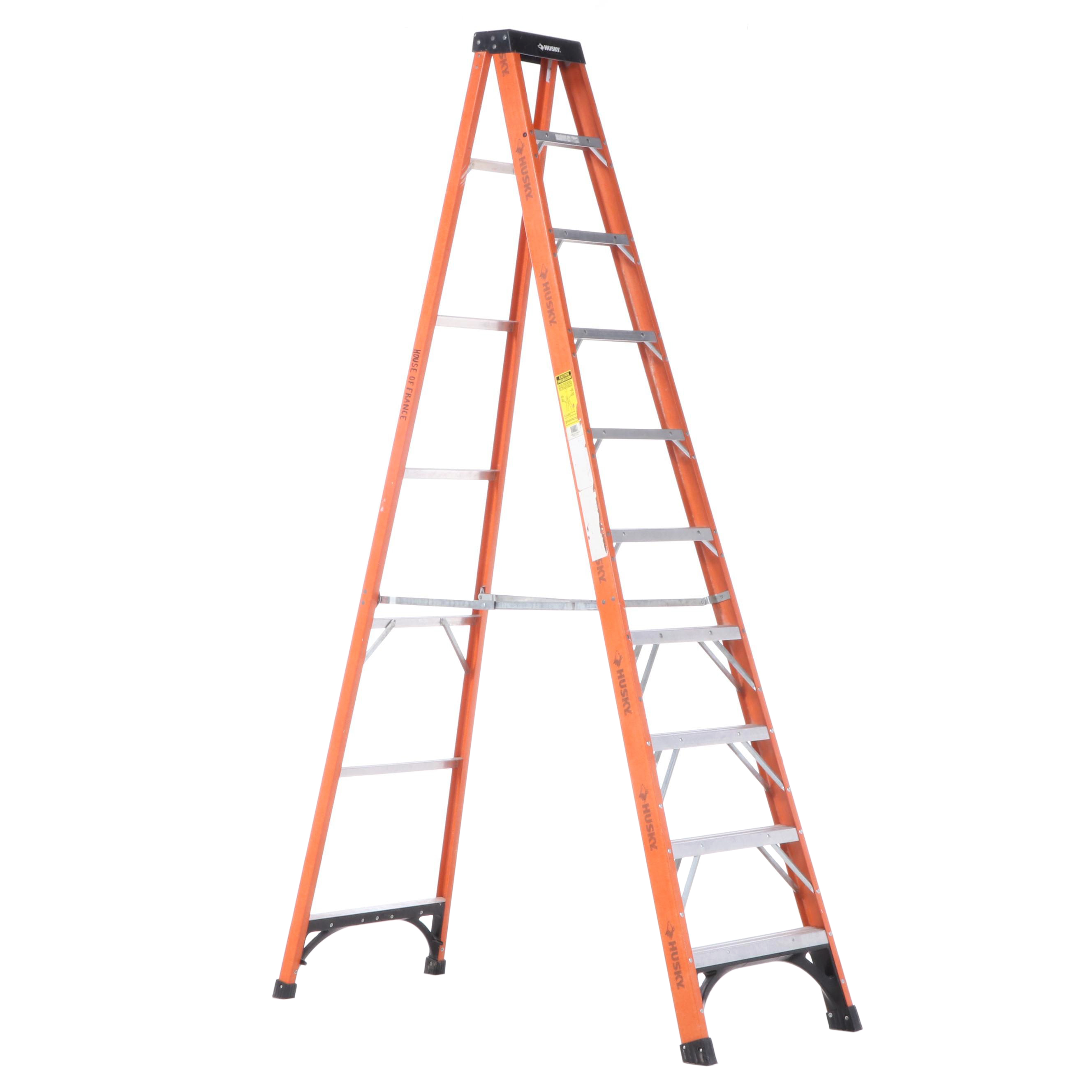 Husky 10ft. Folding Step Ladder