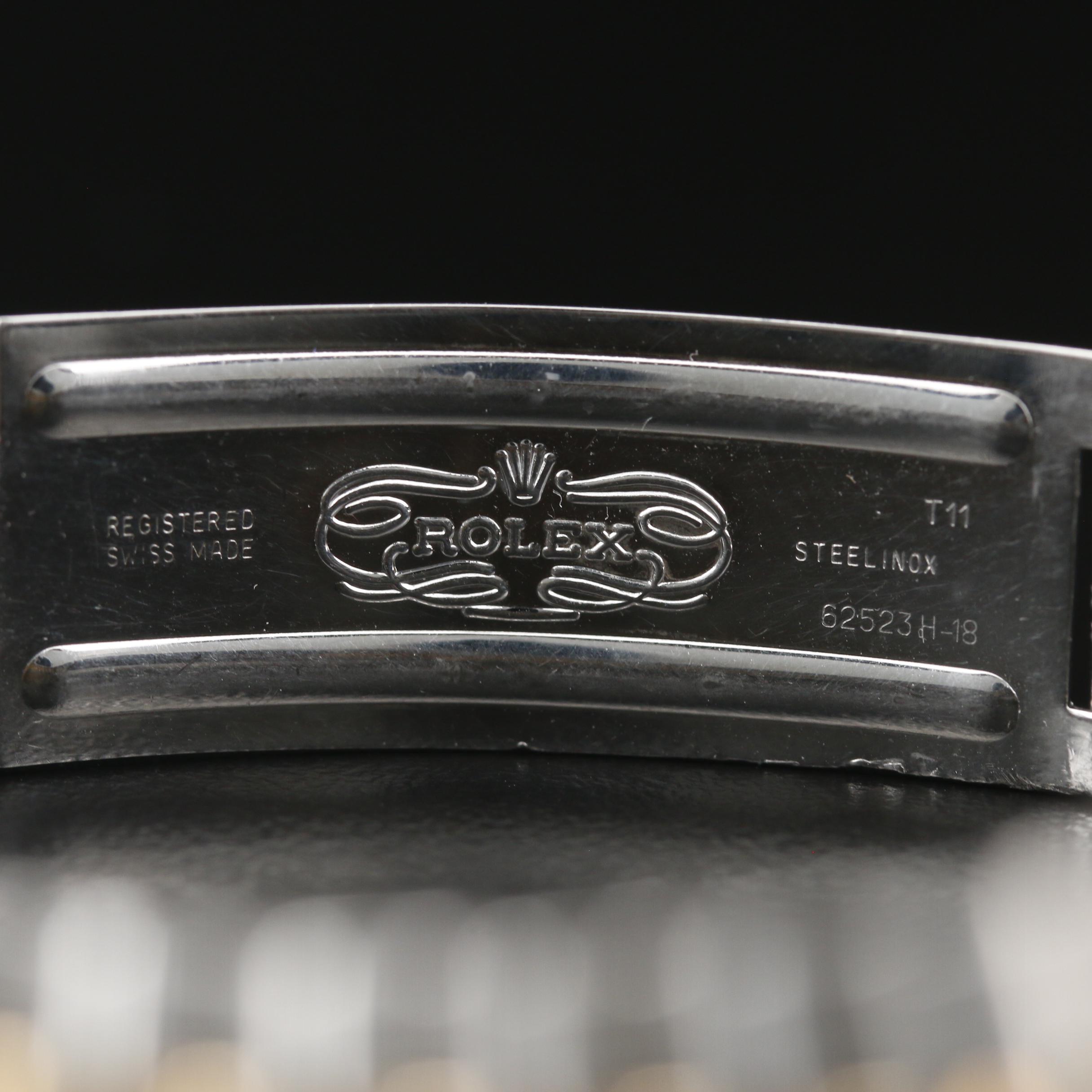 1968 Rolex Datejust Pie Pan Dial 18K and Stainless Steel Automatic Watch