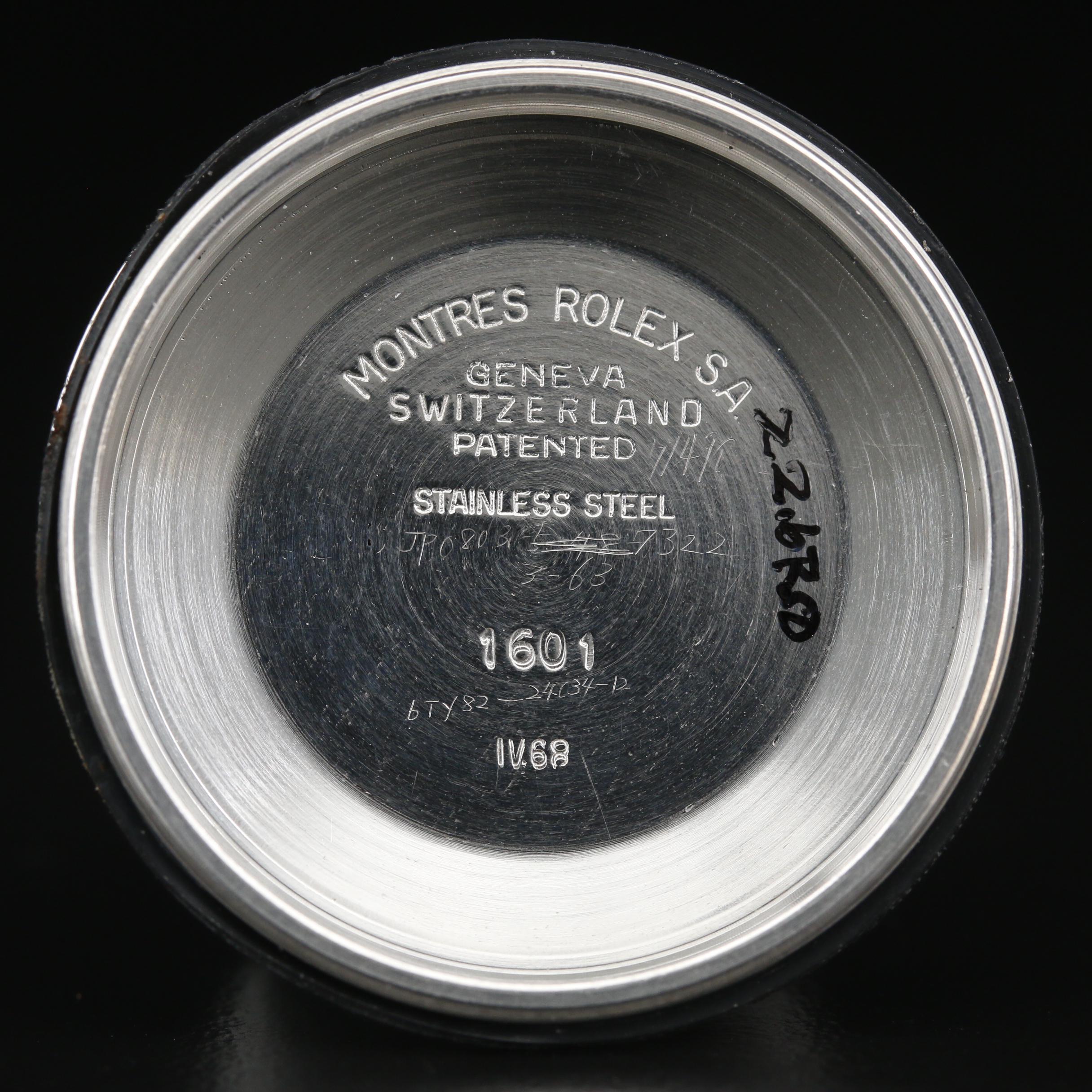 1968 Rolex Datejust Pie Pan Dial 18K and Stainless Steel Automatic Watch