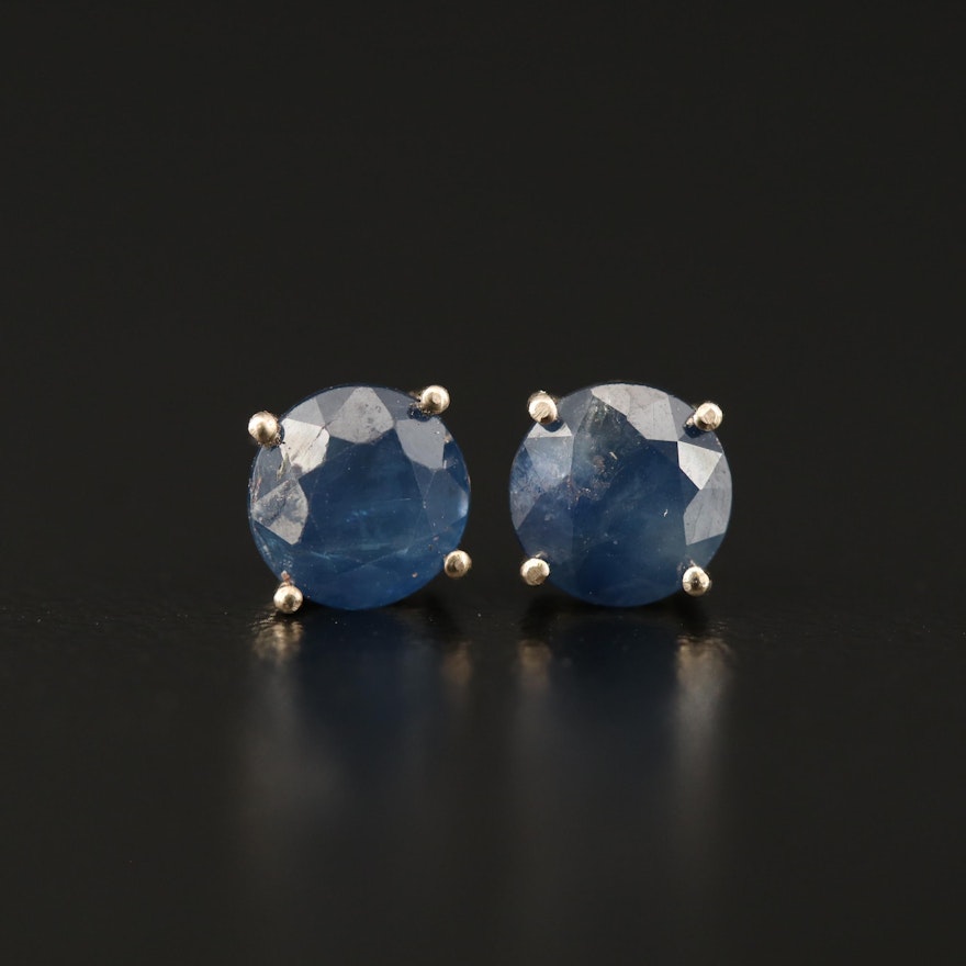 14K Sapphire Stud Earrings