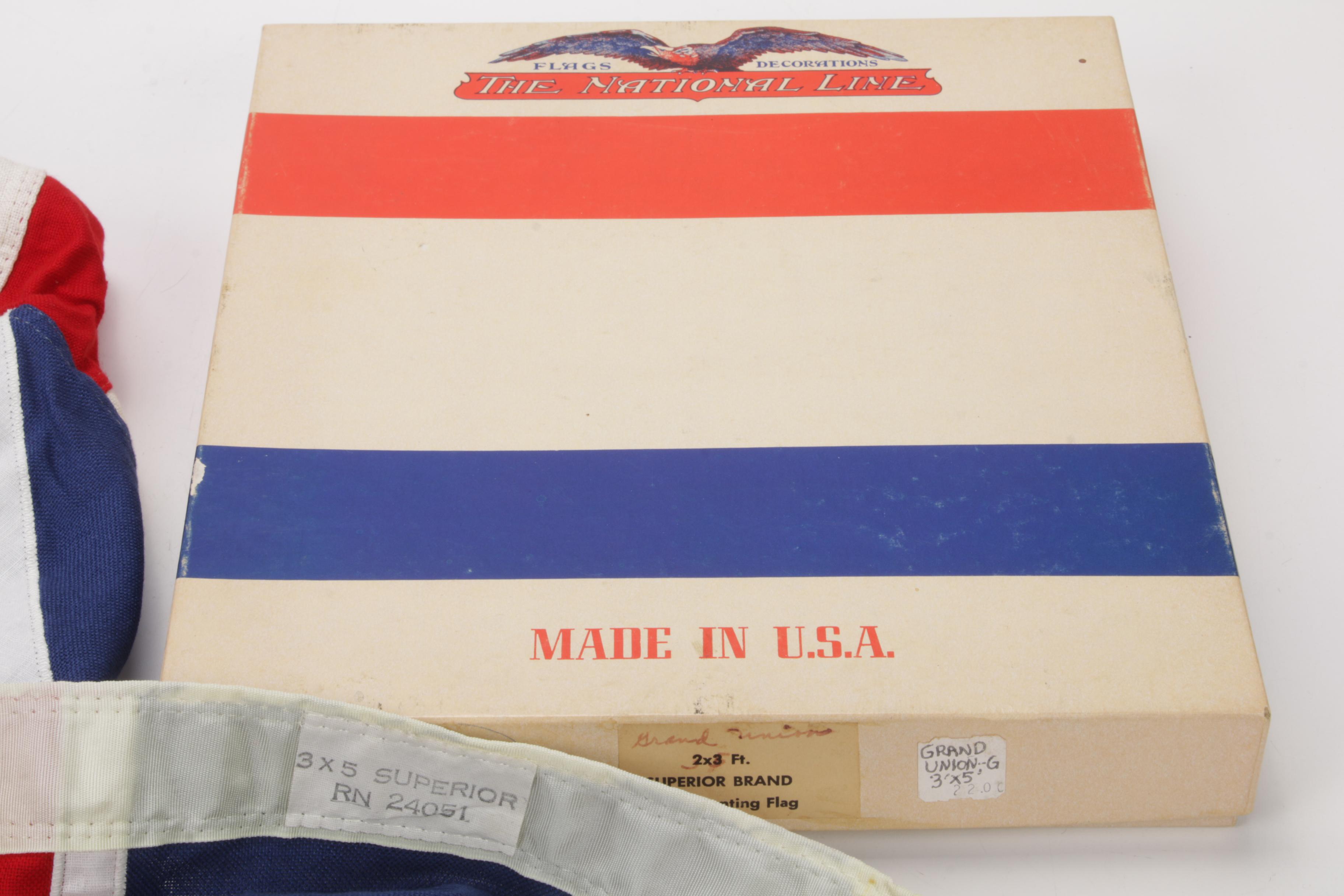 Betsy Ross, Grand Union Flags, Signed 3D Sculpture, and Book of Patriotic Poems