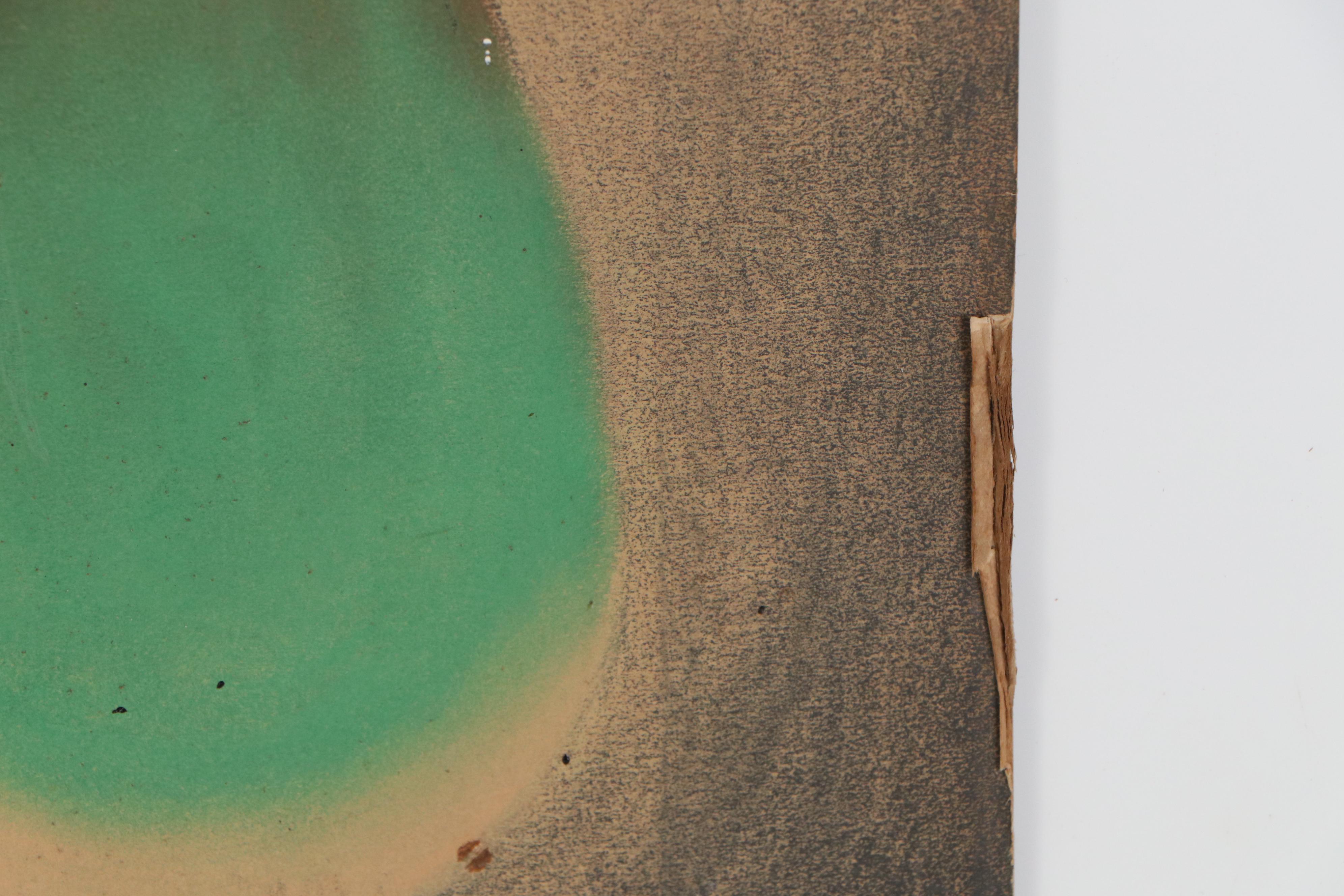 James Gerard De Martini Abstract Pastel Drawing "Bloom Burst", 1964