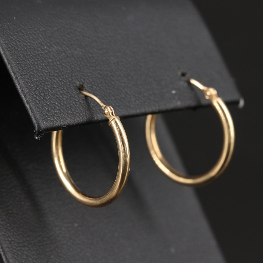 14K Hoop Earrings