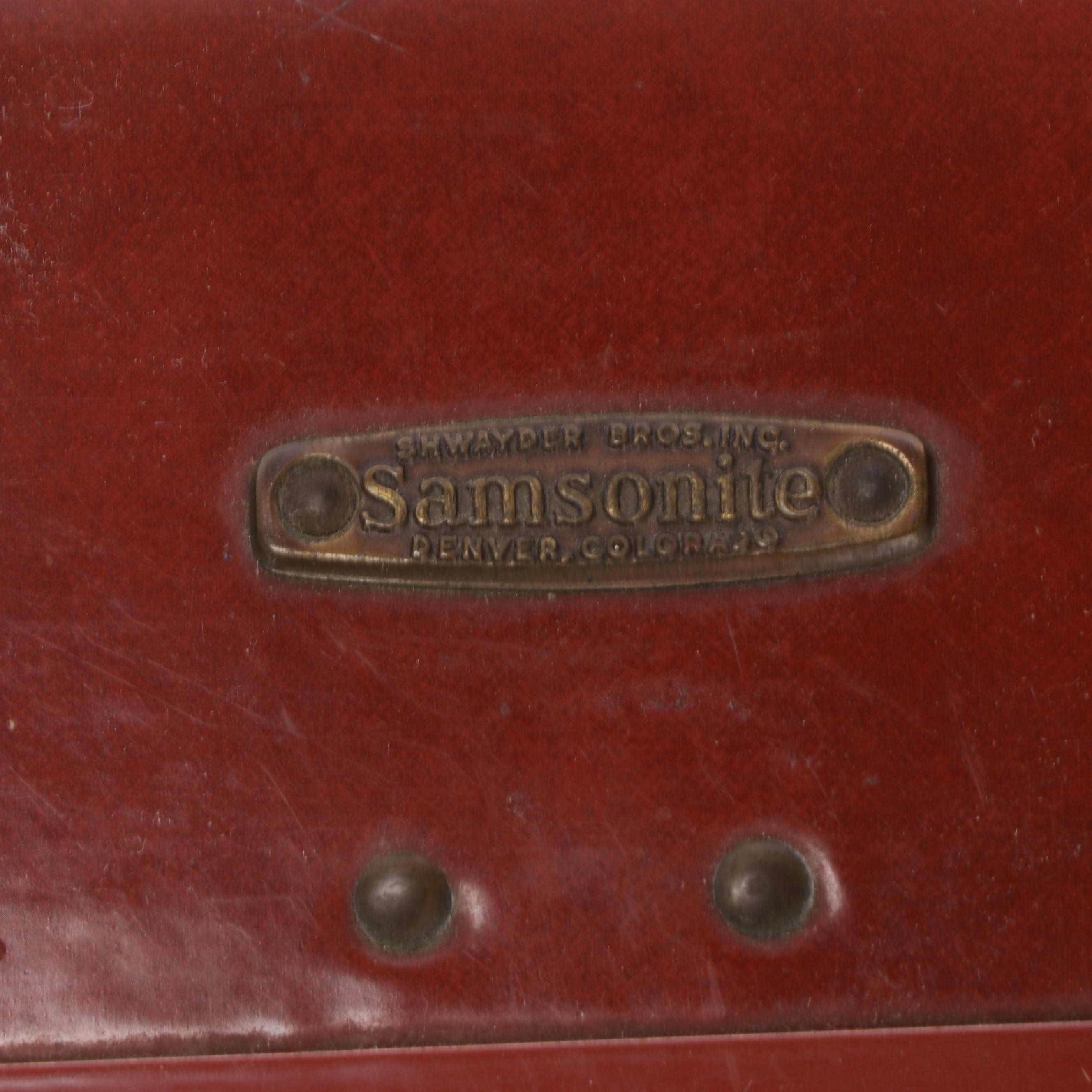 Samsonite and Belber Neolite Suitcases, Mid to Late 20th Century