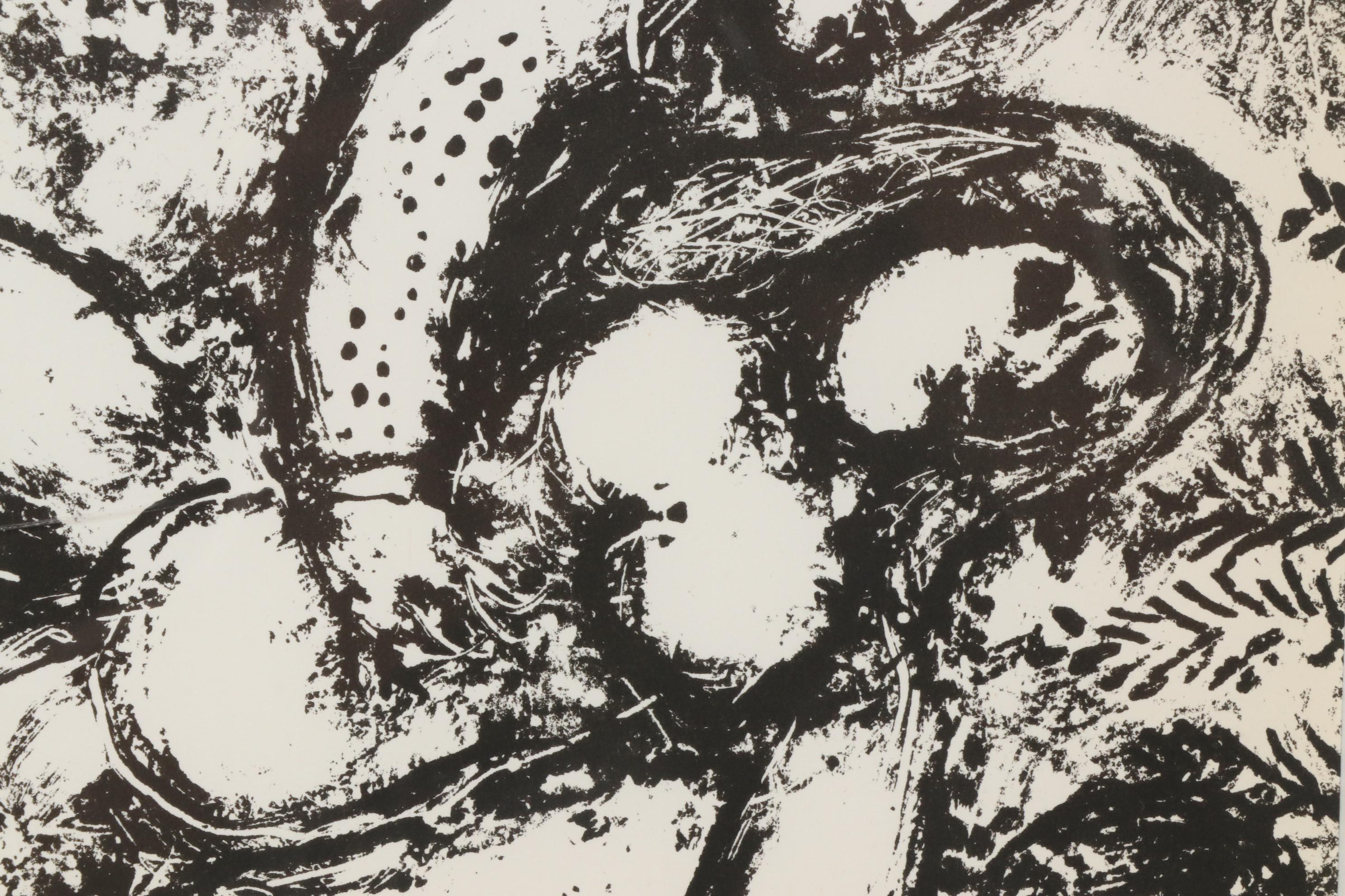 Marc Chagall Lithograph "Couple Beside Tree", 1963