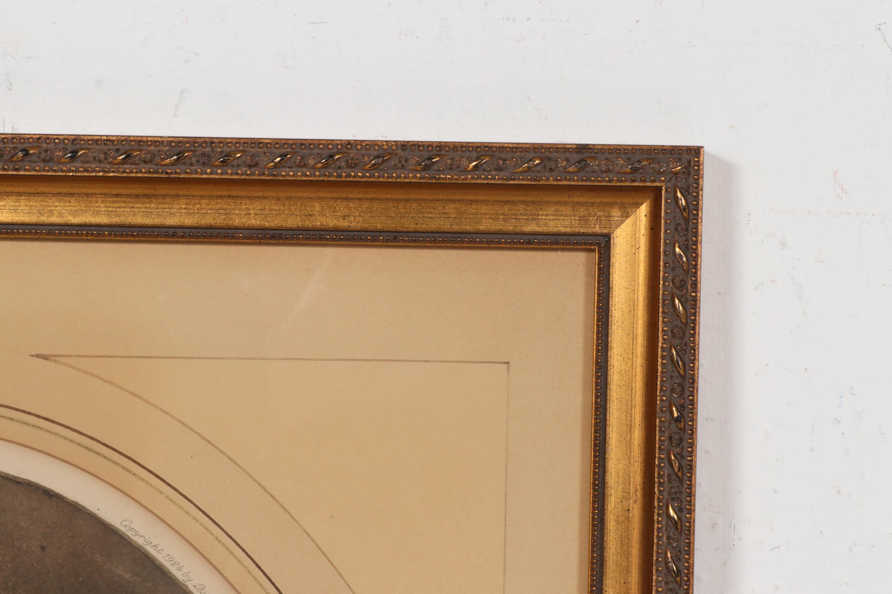 Sylvain Sauvage Aquatint Etching "Personages with Geese", 1924