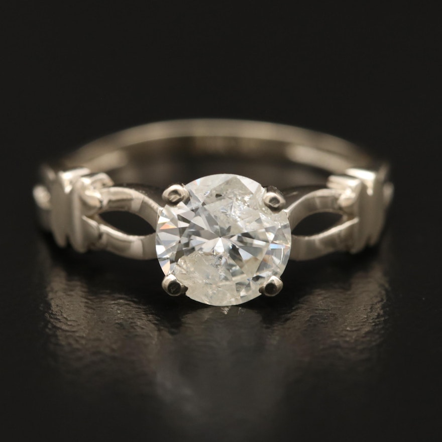 14K 1.05 CT Diamond Solitaire Ring