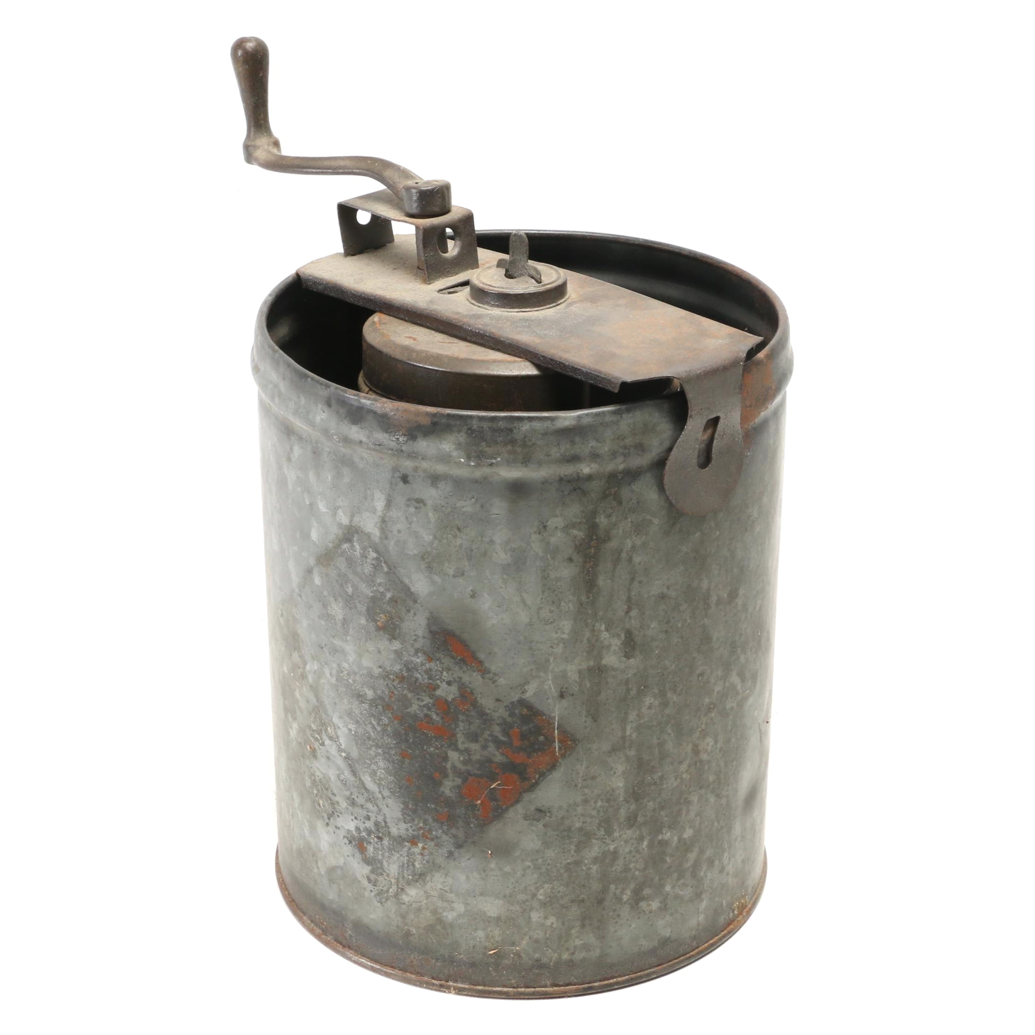 Liberty Can & Sign Co. Ltd. Hand-Crank Ice Cream Maker, Early 20th Century