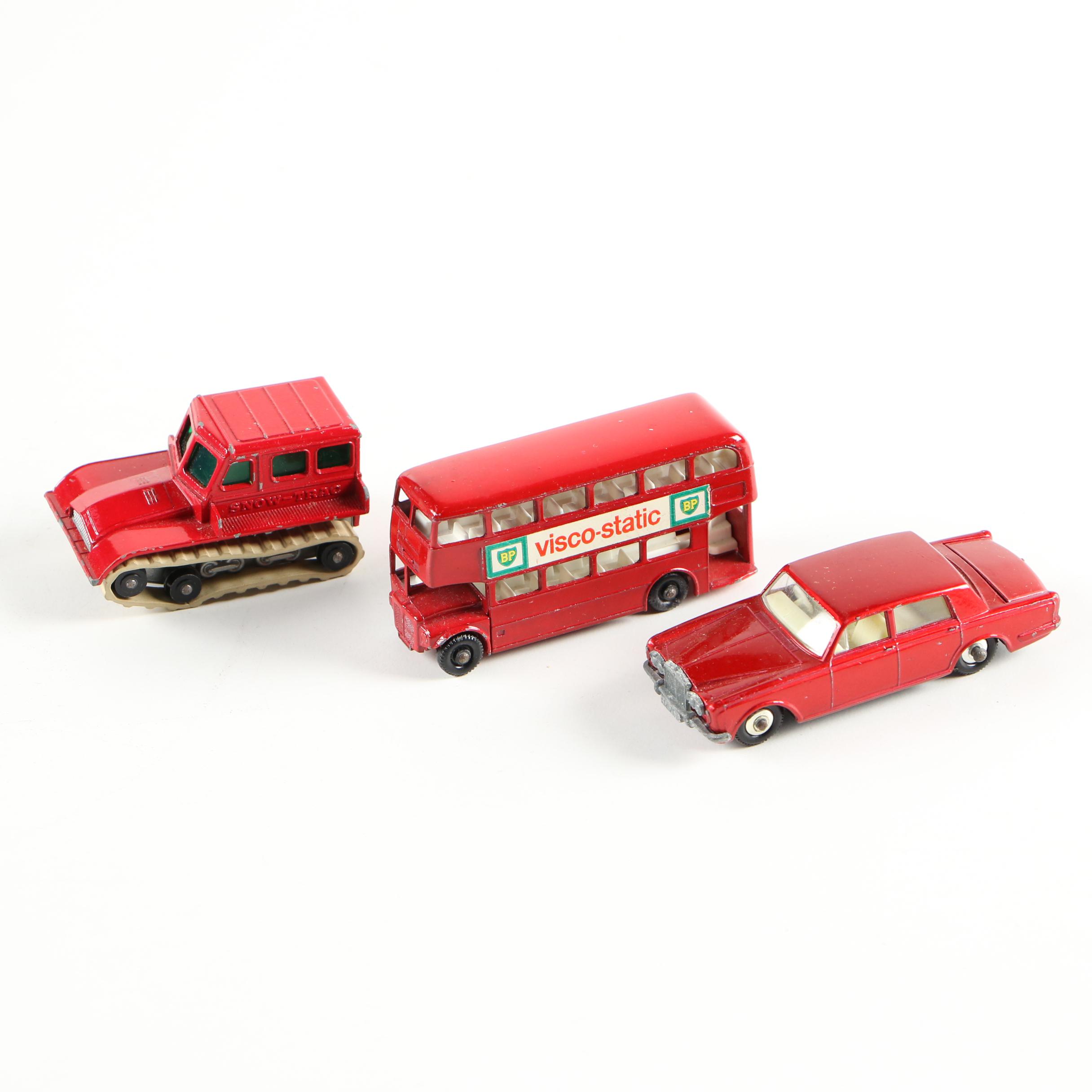 Matchbox Cars with Official Matchbox Series Collector's Case