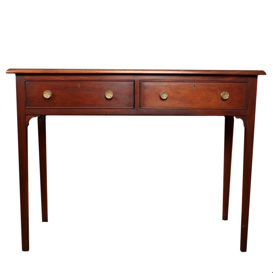 Southampton Mahogany Console Table, Late 20th Century