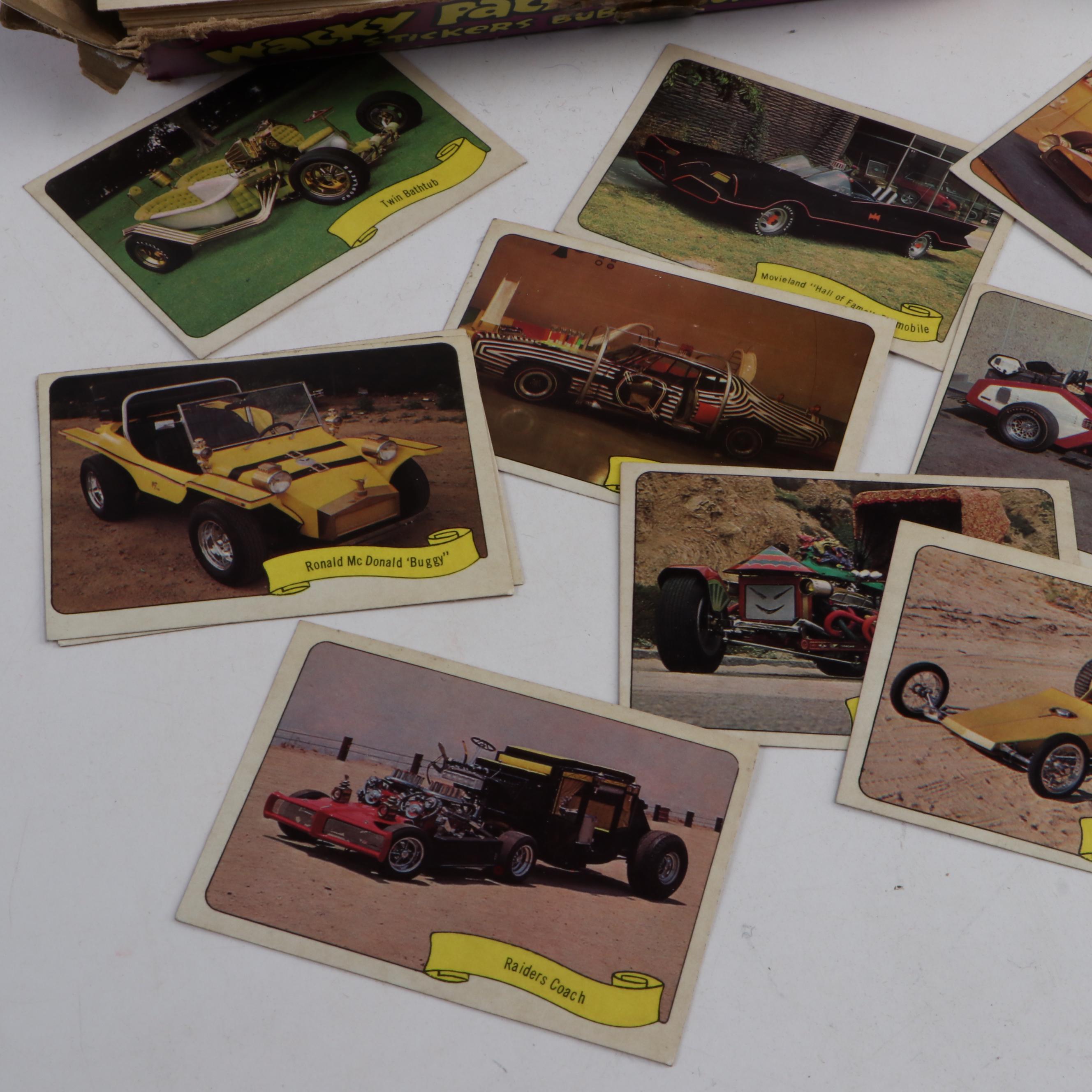 Topps, Fleer and Donruss "Wacky Packages" Stickers and Cards, 1970s